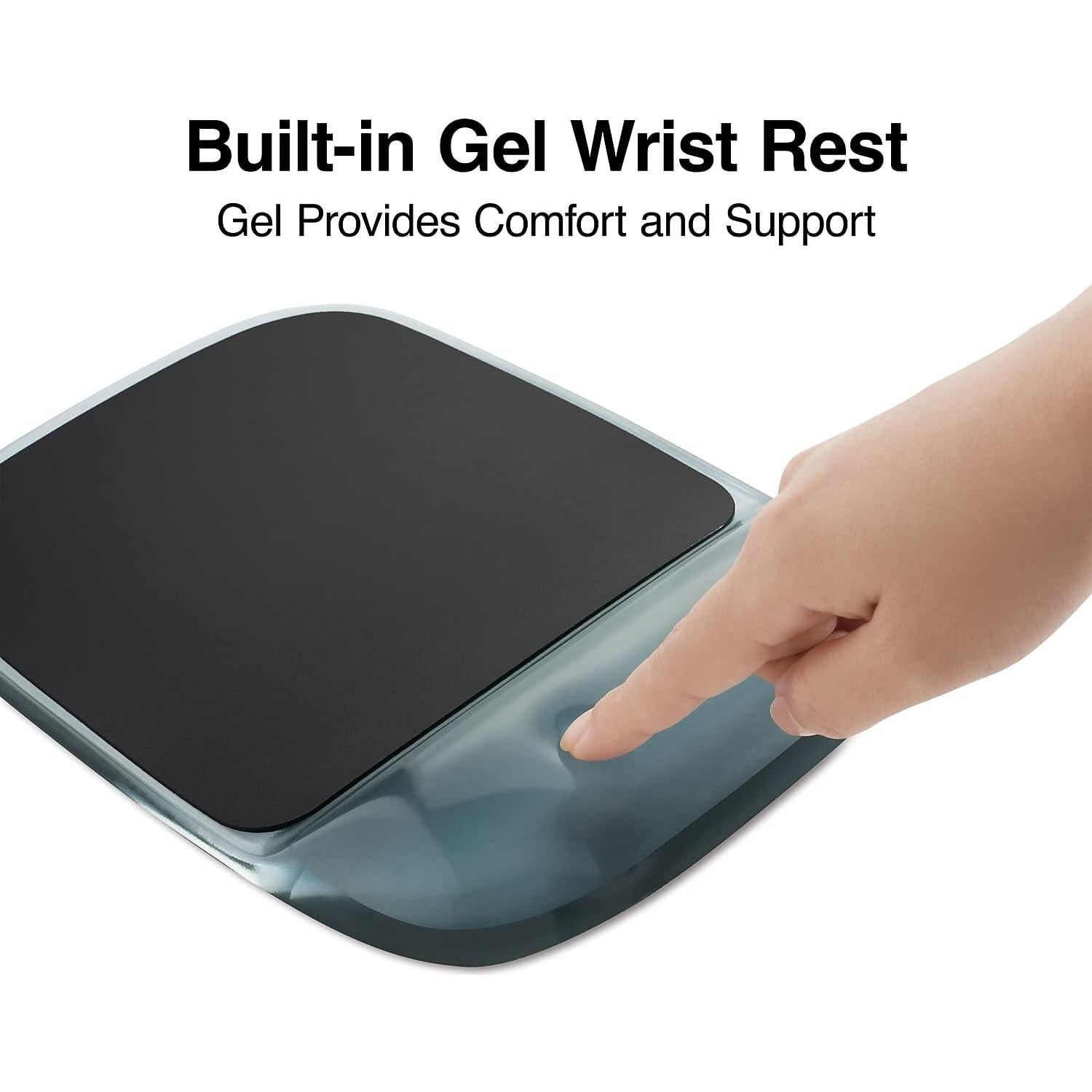 Alfombrilla de Ratón con Reposamuñecas Gel STAPLES Negro 23.37x17.78cm