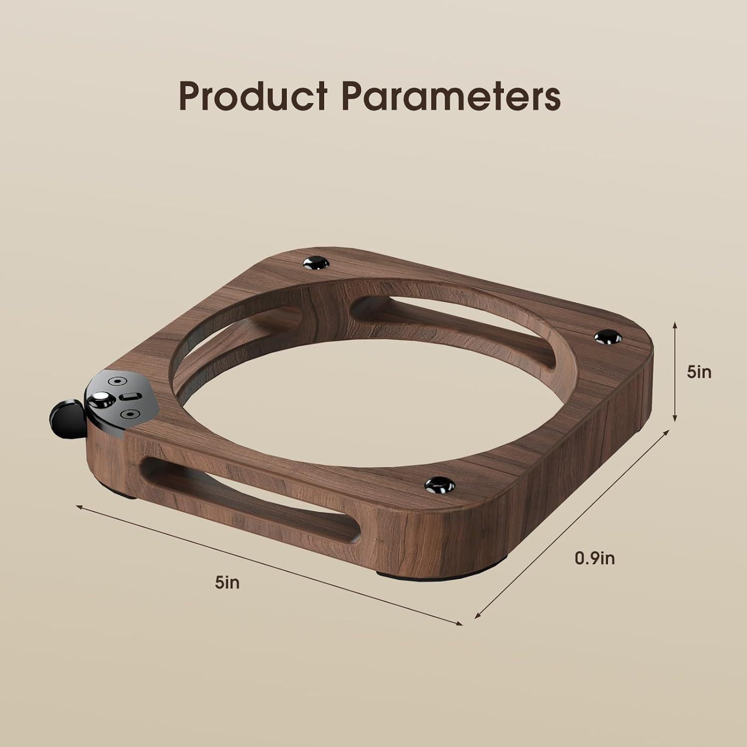 Soporte de Madera para Mac Mini M4/M4 Pro 2024 - HEWYIOS