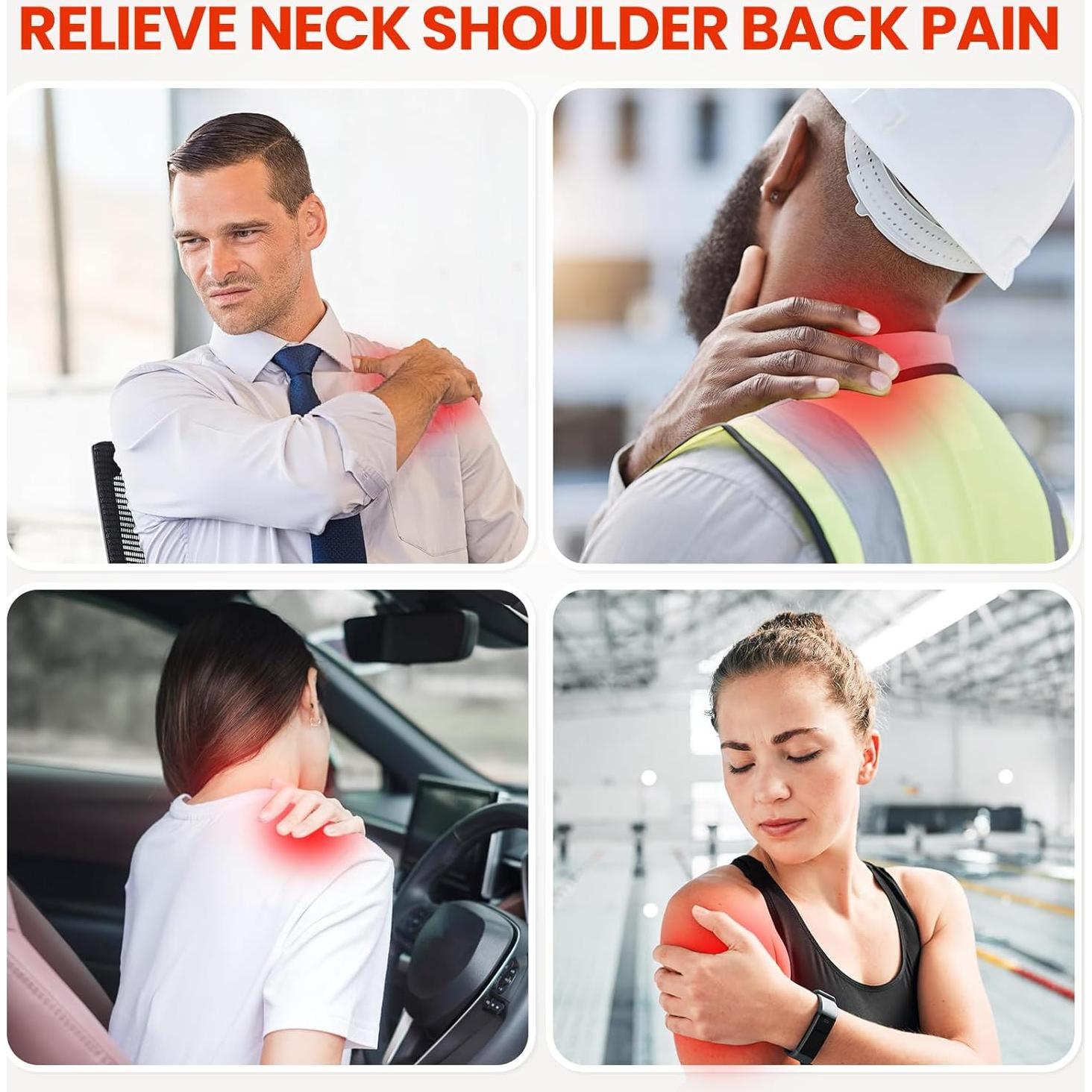 Almohadilla Térmica Viconor para Hombro con Luz Roja 660nm