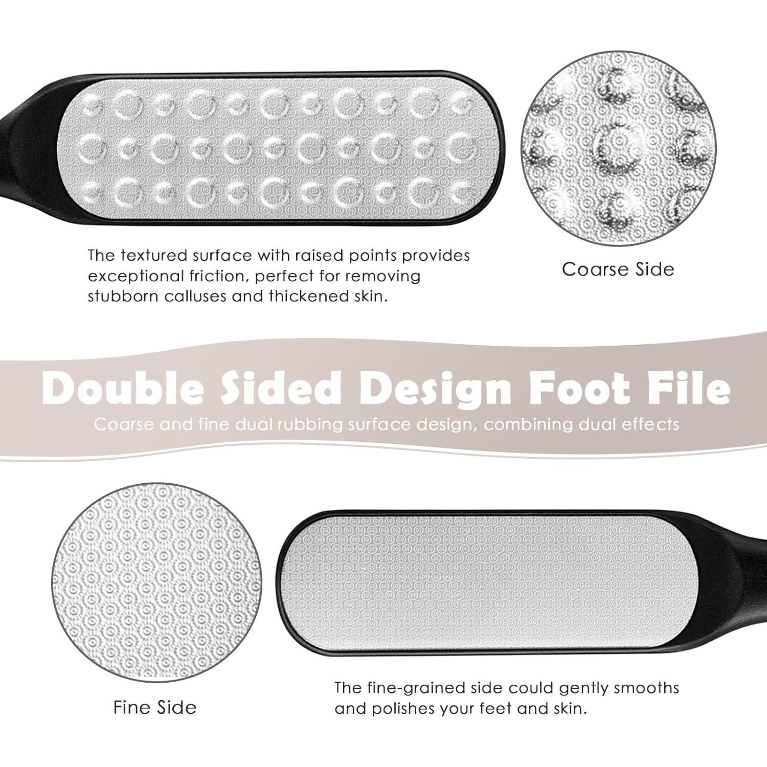 Lima de pies Aenfaiy de acero inoxidable - Removedor de callos