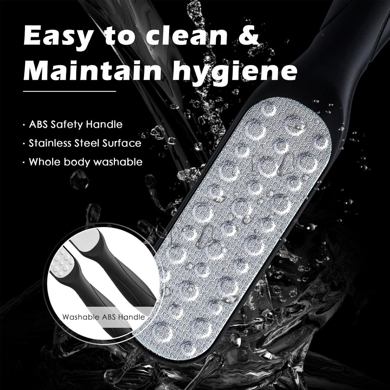 Lima de pies Aenfaiy de acero inoxidable - Removedor de callos