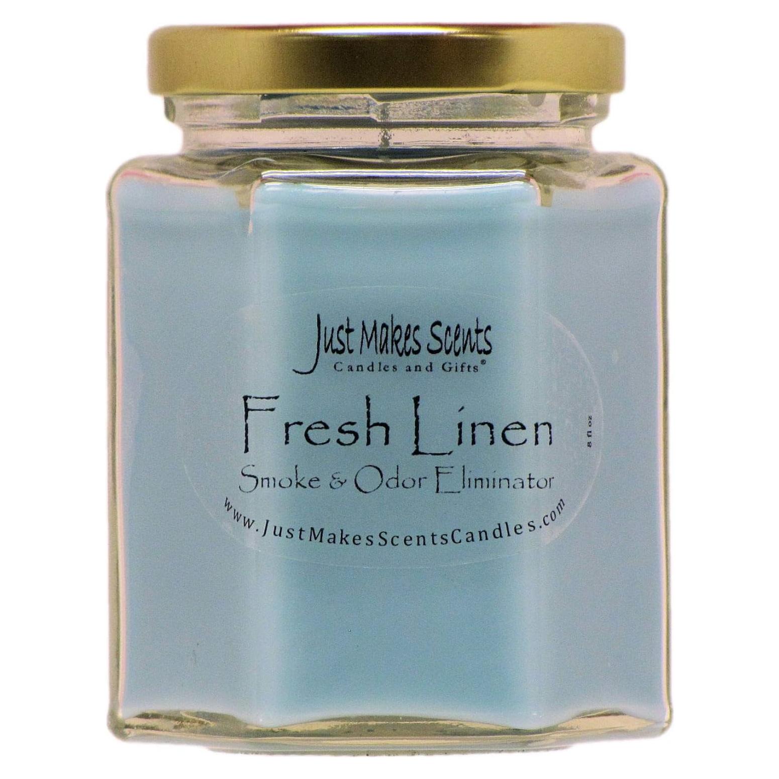 Vela Aromática Eliminadora de Olores Lino Fresco 226g Just Makes Scents