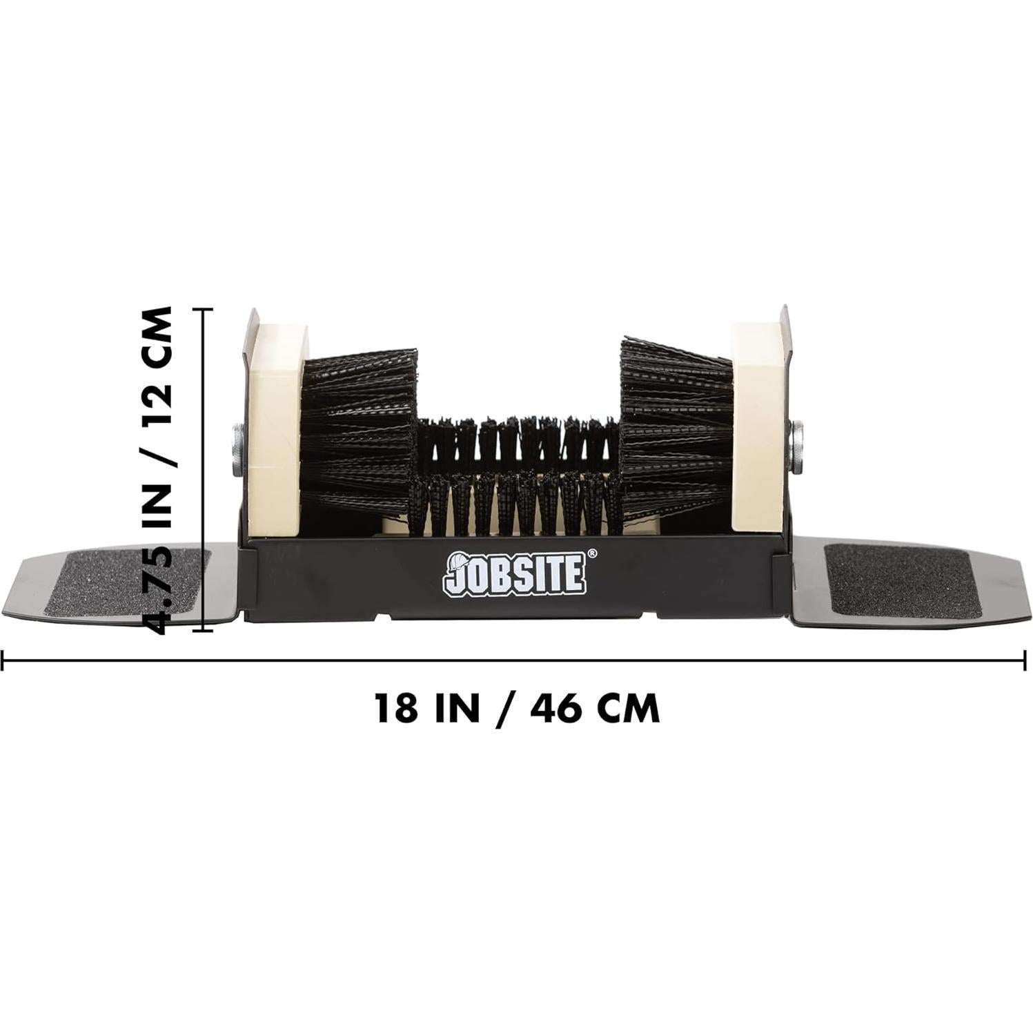 Limpiador de Botas JobSite Extra Ancho - Cepillo para Exterior