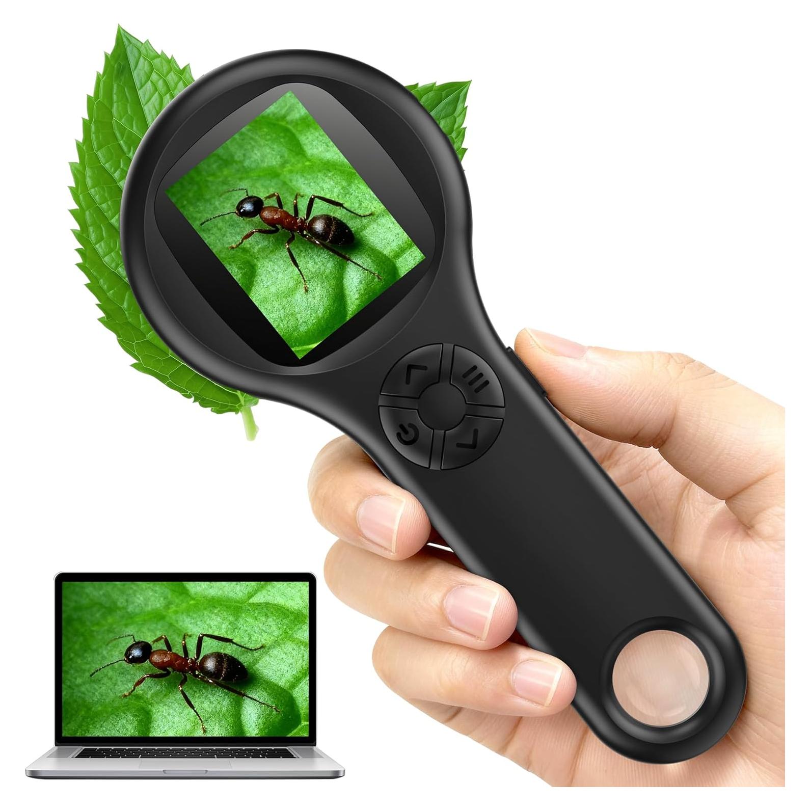 Microscopio Digital de Bolsillo T TAKMLY 500x USB Recargable