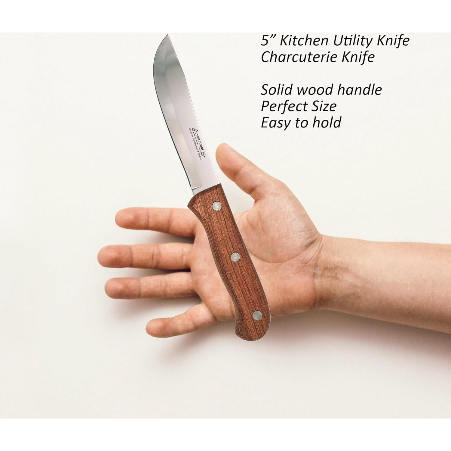 Cuchillo de Cocina MATTSTONE HILL 12.7 cm Acero Inoxidable