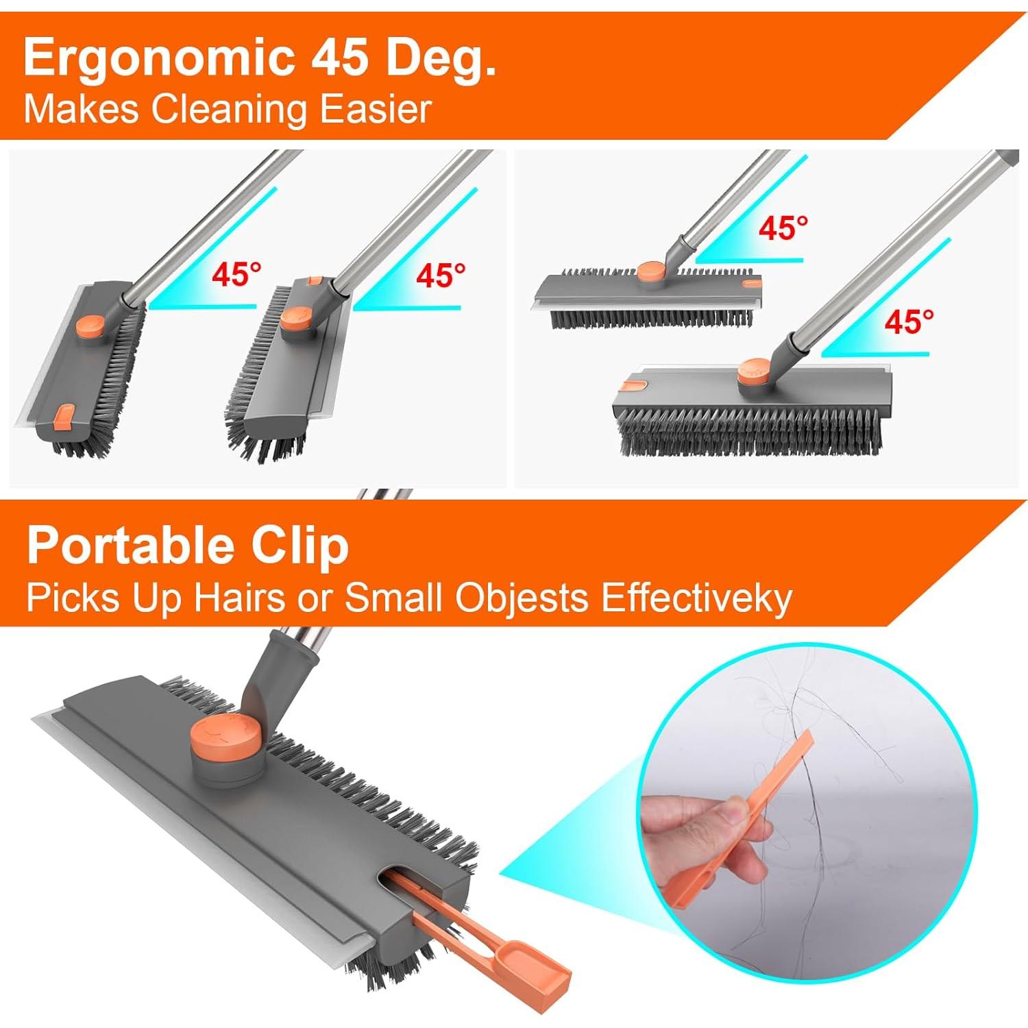Cepillo de Fregado de Suelo 3 en 1 BITOPE con Mango Ajustable