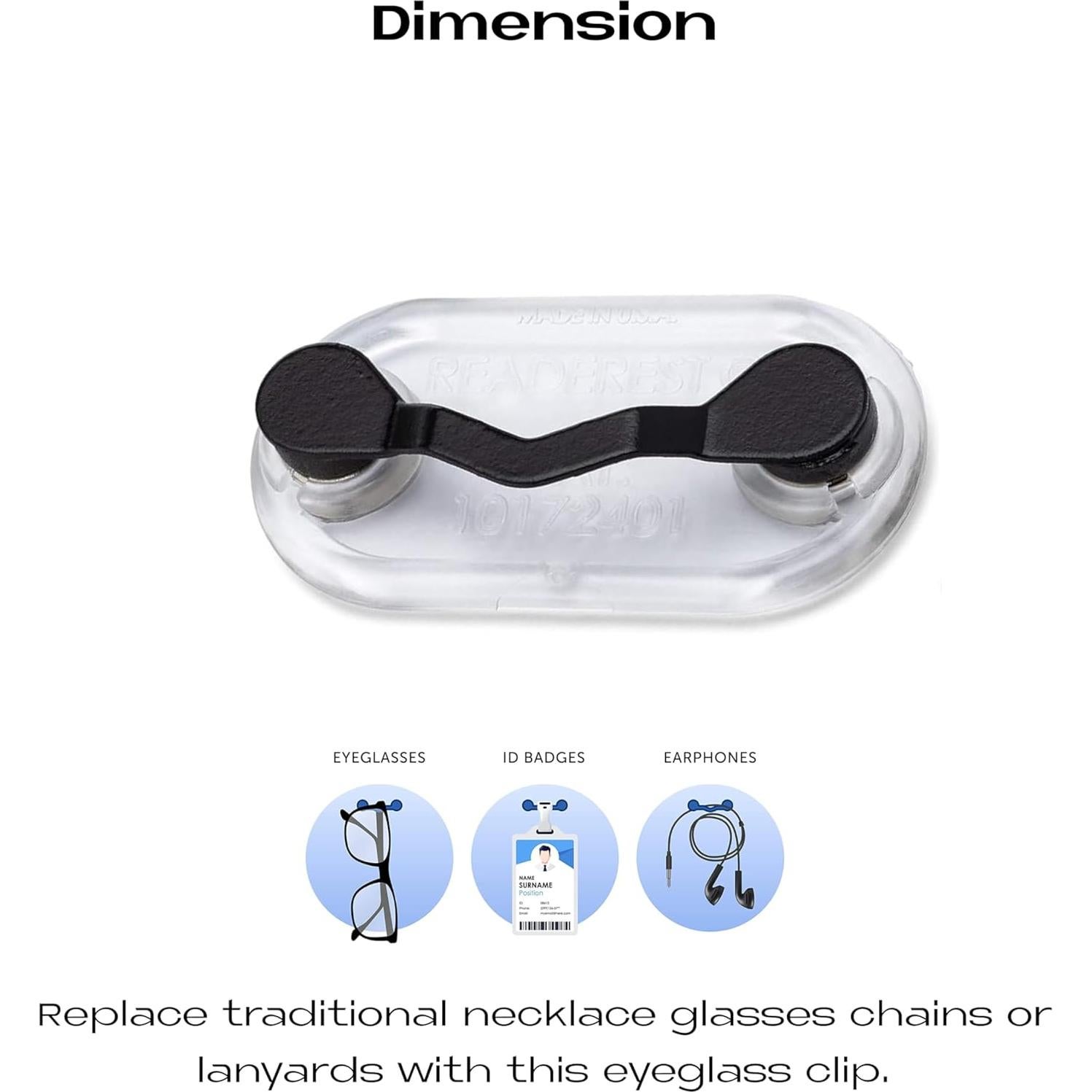 Soportes Magnéticos para Gafas Readerest - Paquete de 4