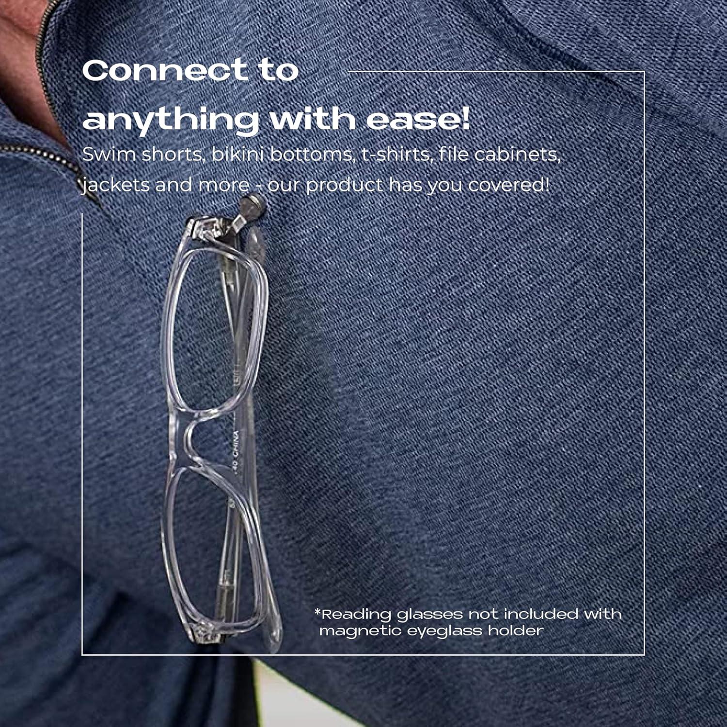 Soportes Magnéticos para Gafas Readerest - Paquete de 4