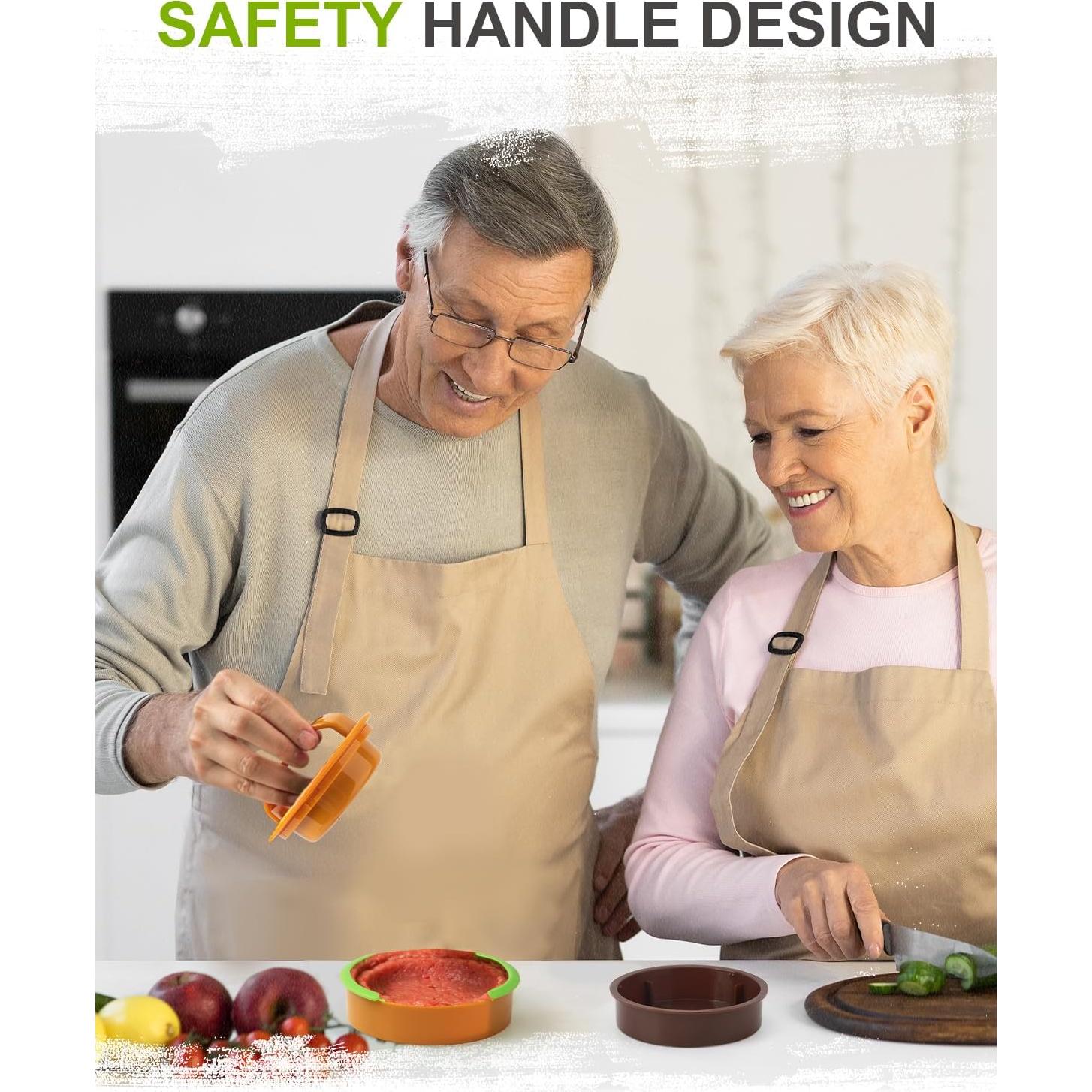 Prensa de Hamburguesas 3 en 1 Execent Antiadherente 127g