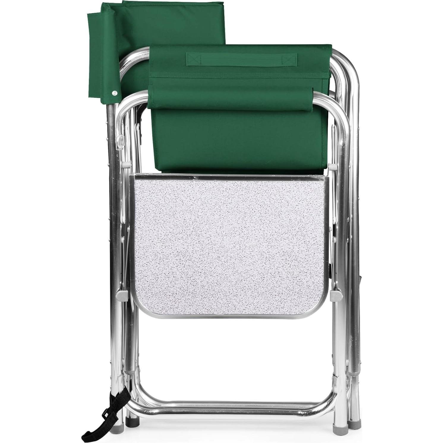Silla Deportiva Picnic Time con Mesa Lateral - Verde Cazador