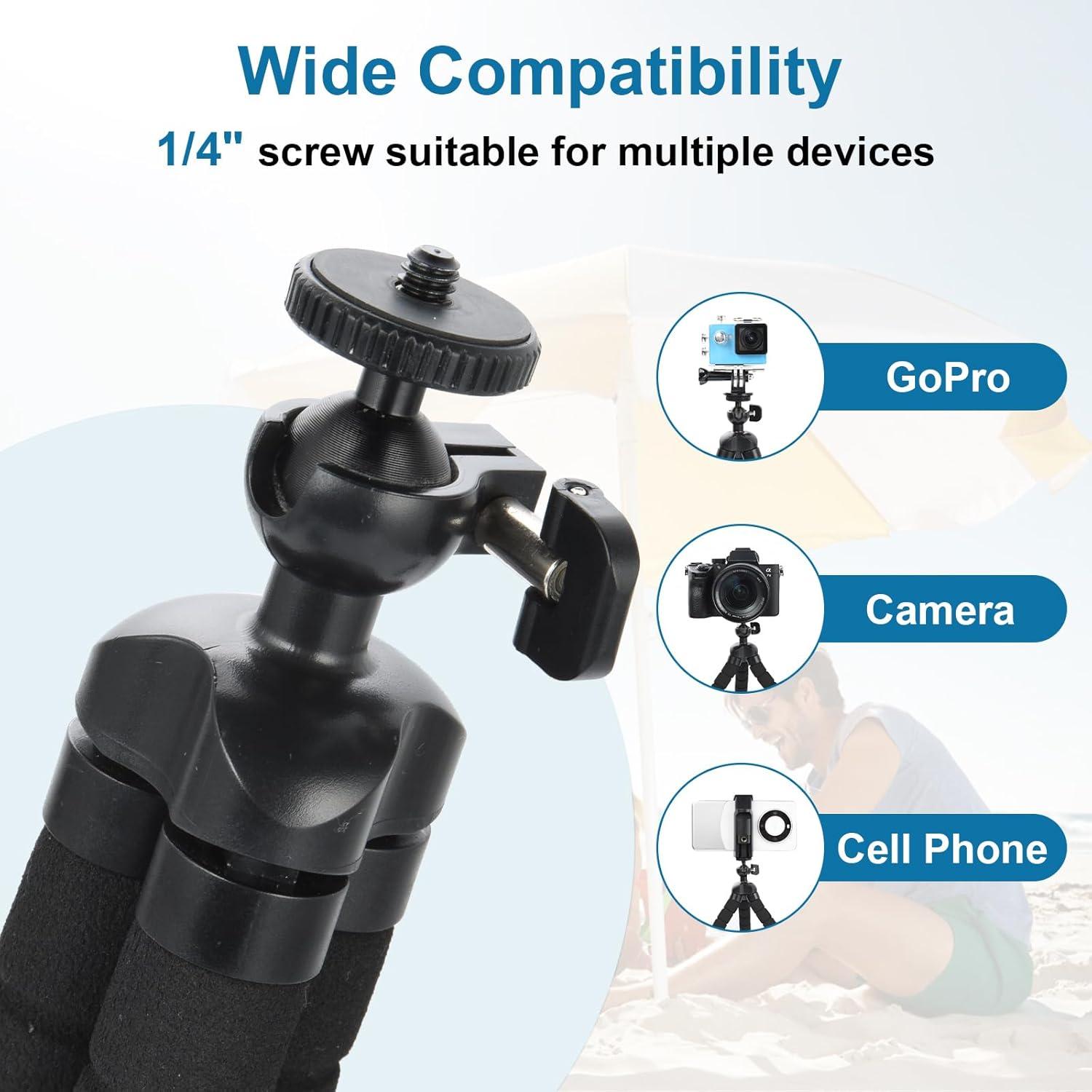 Trípode Flexible UTEBIT para Teléfono y Cámara - 30.99 cm