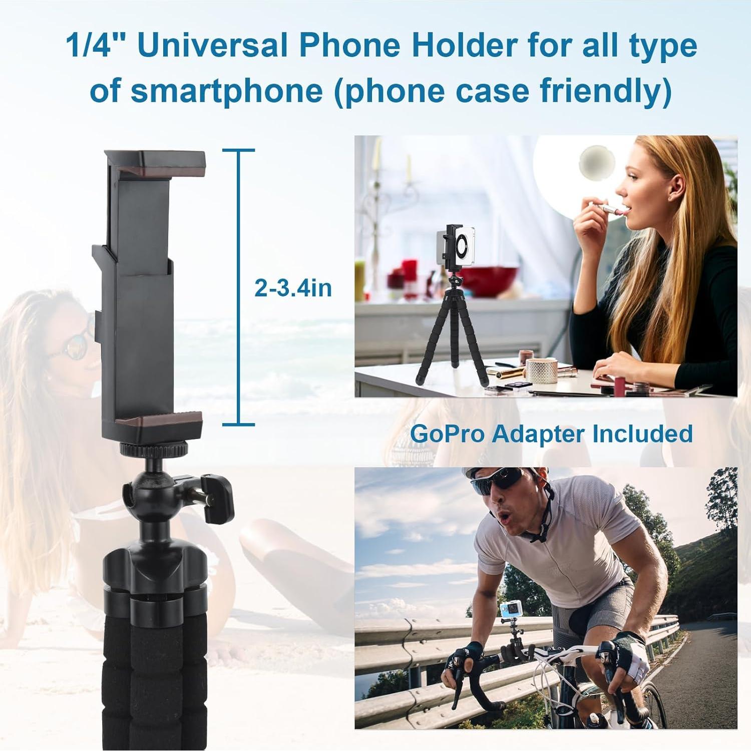 Trípode Flexible UTEBIT para Teléfono y Cámara - 30.99 cm