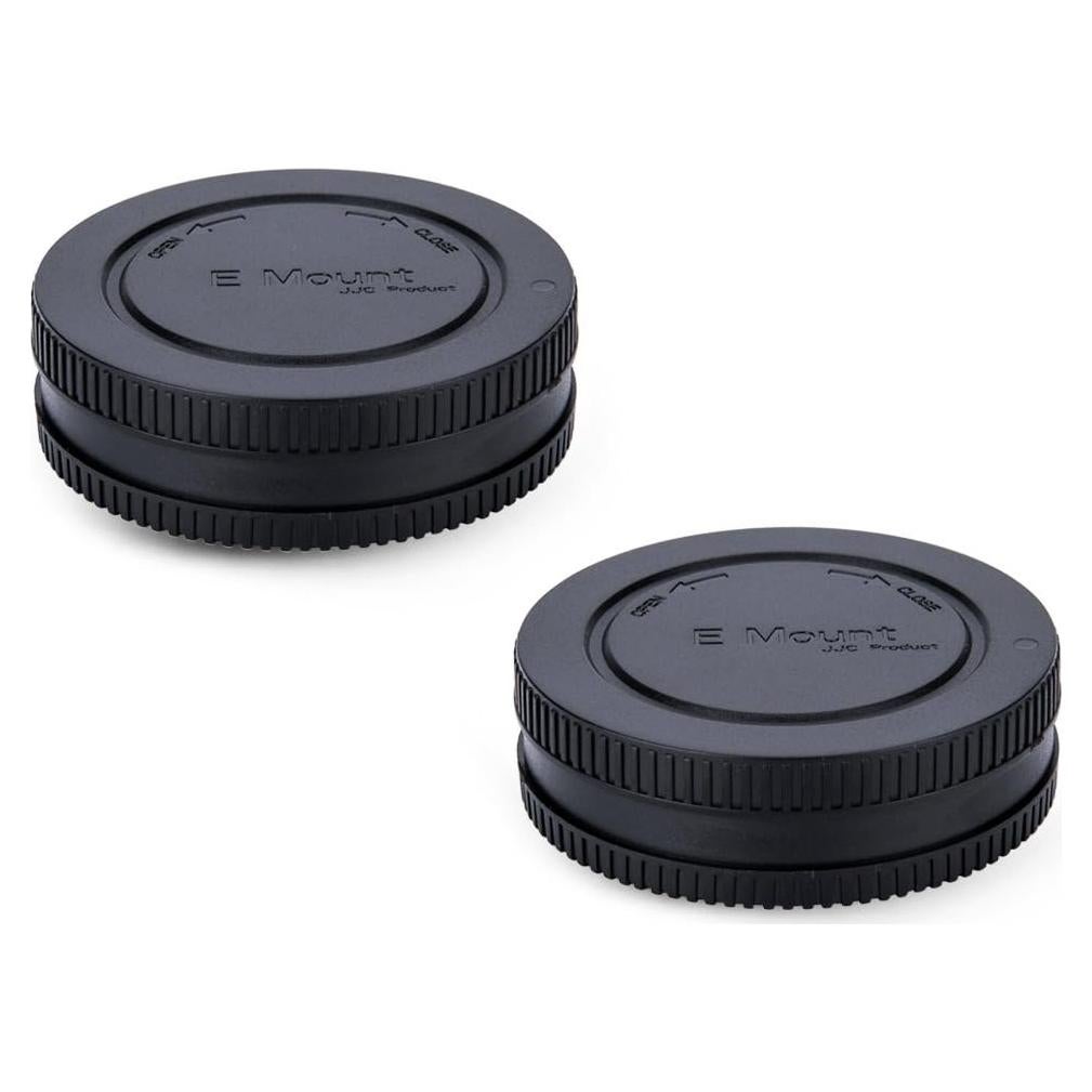 Tapa de lente y cuerpo JJC para Sony E Mount - 2 Paquetes