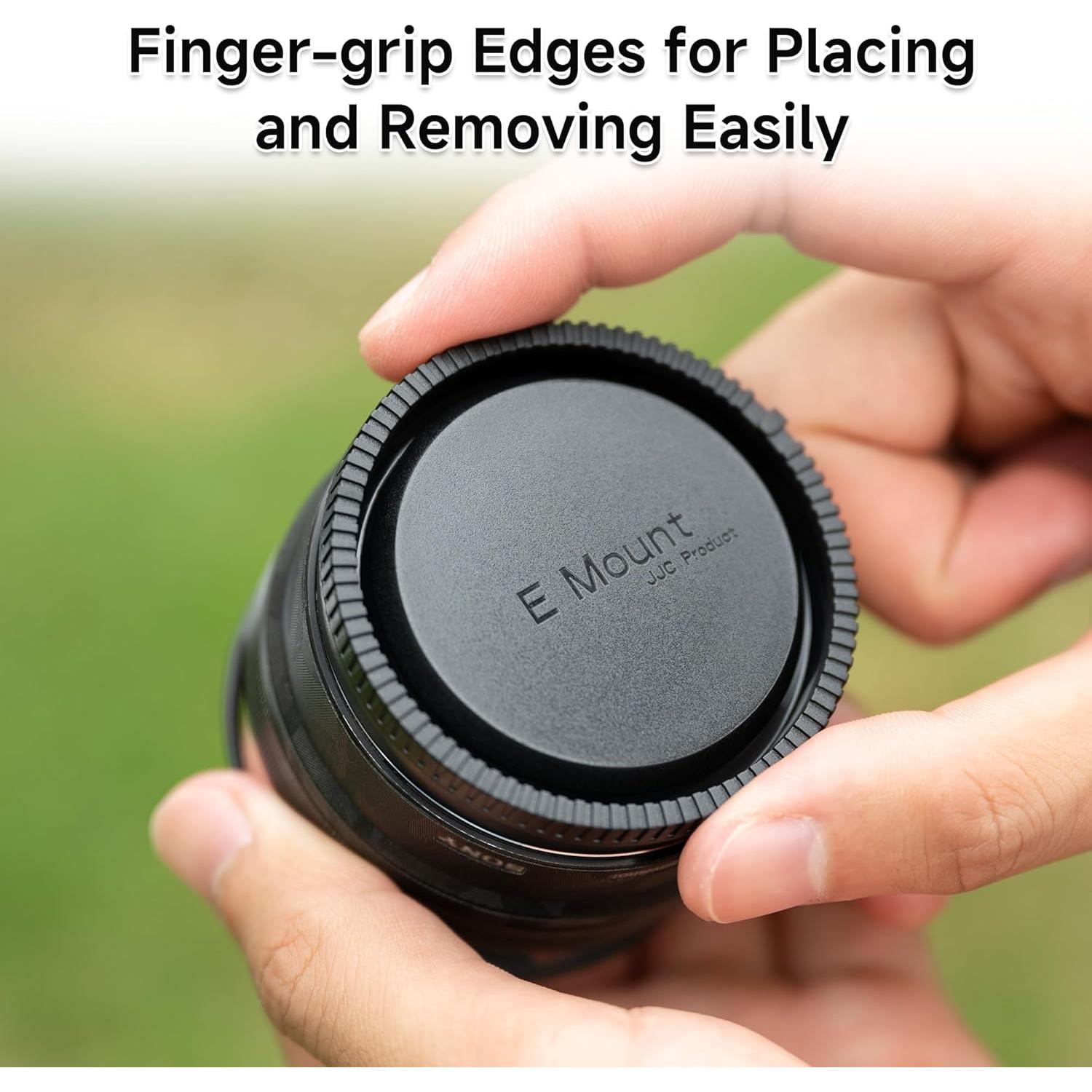 Tapa de lente y cuerpo JJC para Sony E Mount - 2 Paquetes