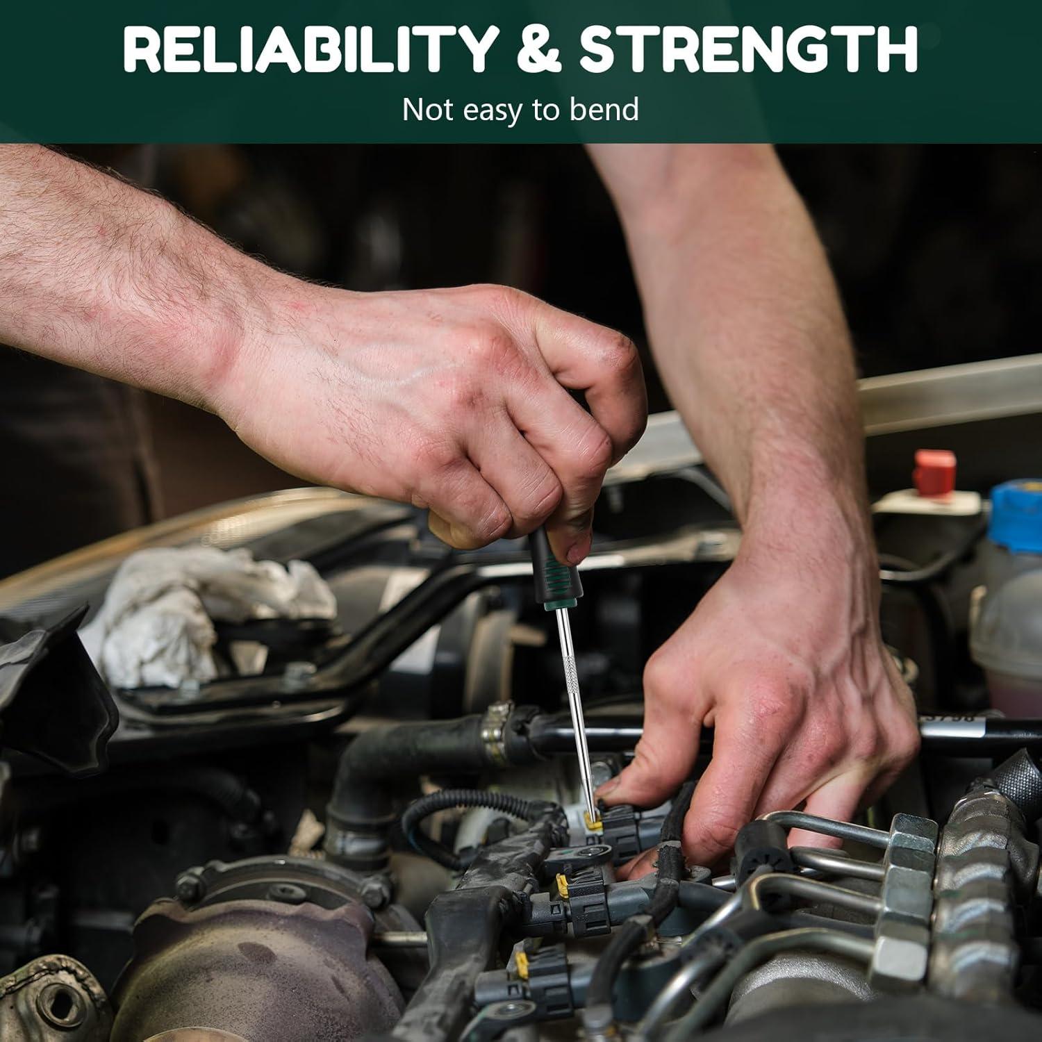 Juego de Picos y Ganchos WILLBOND 4 Pcs 16.5 cm Verde Oscuro