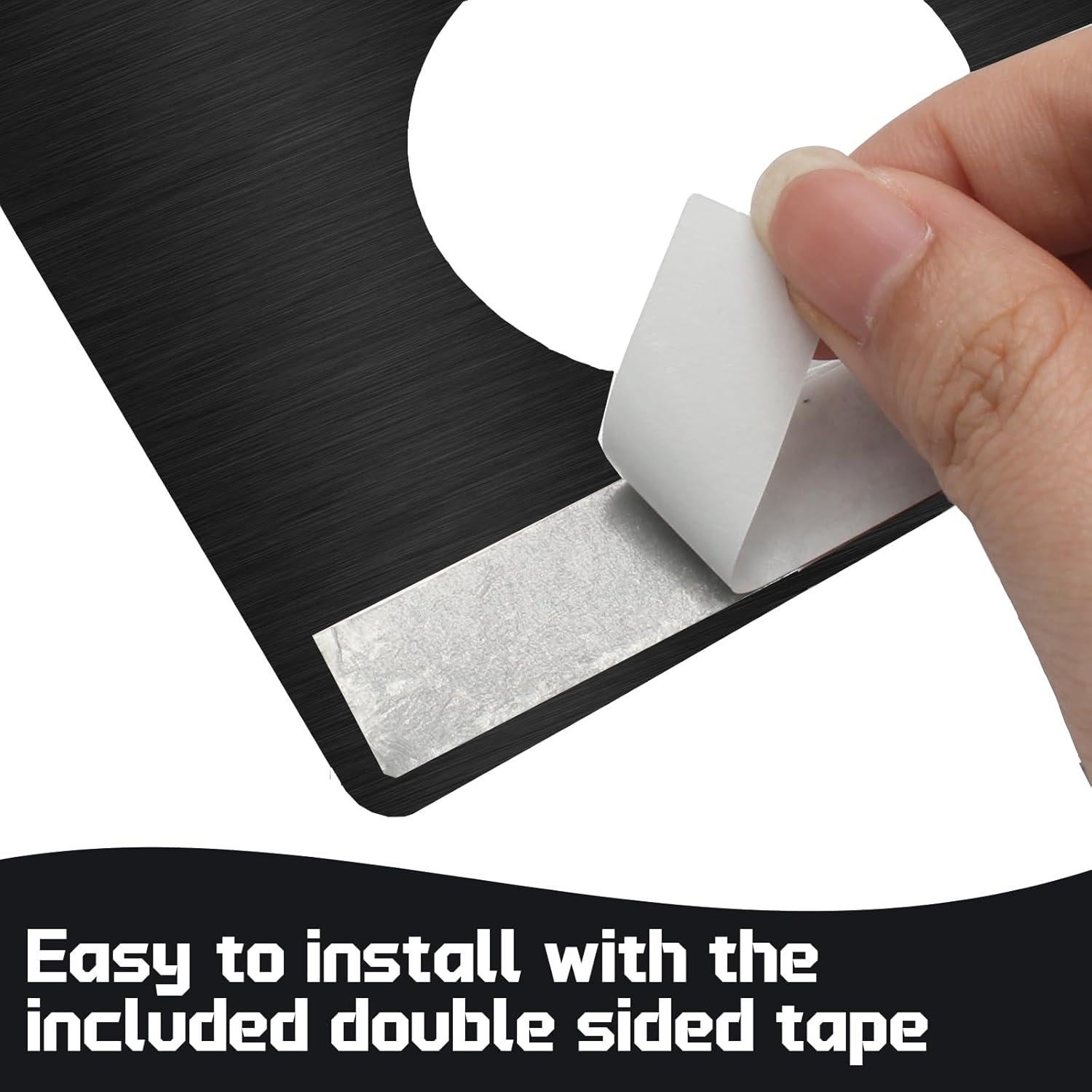 Placa de Refuerzo para Puerta HARSKIYER 2 Piezas Acero Inoxidable