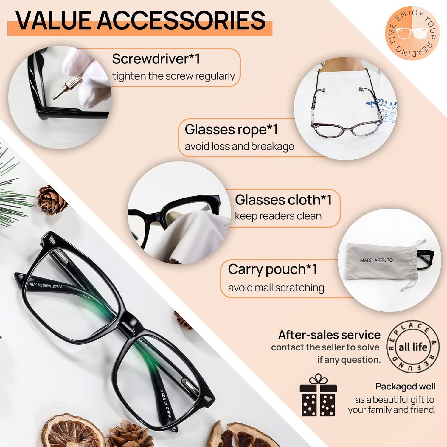 Gafas de Lectura Bifocales MARE AZZURO 1.75 con Luz Azul