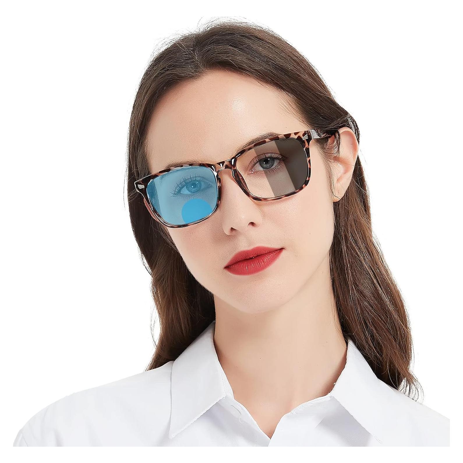 Gafas de lectura bifocales MARE AZZURO fotochromáticas 1.5