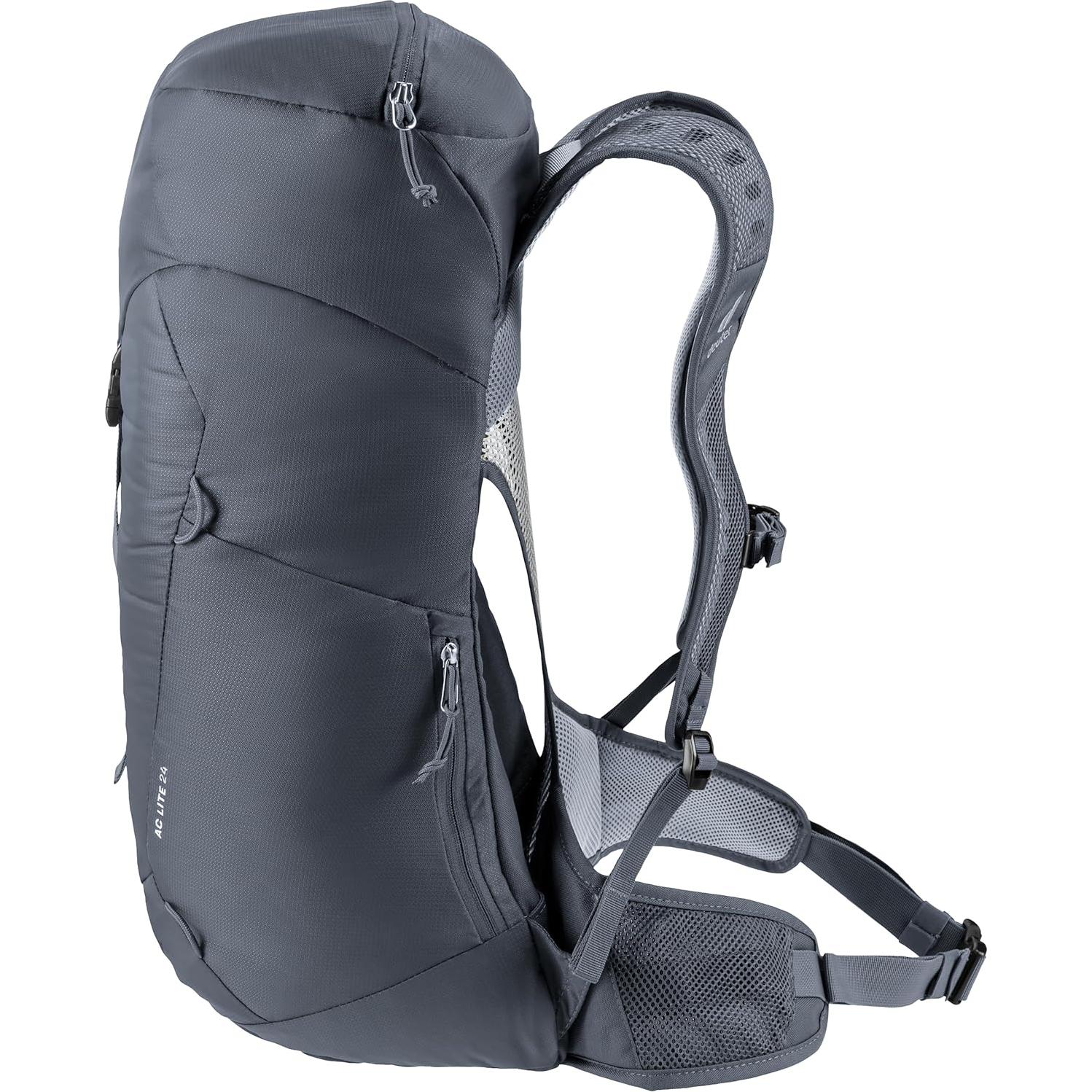 Mochila Deuter AC Lite 24L Negra, Sistema Aircomfort