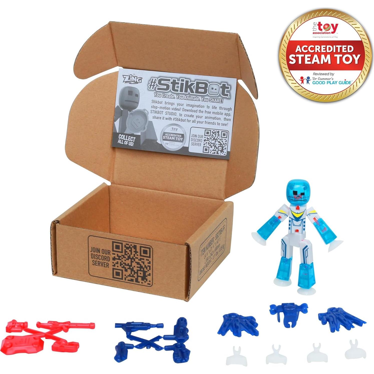 Paquete de Acción Zing StikBot Zingtannica - Figuras Stop Motion