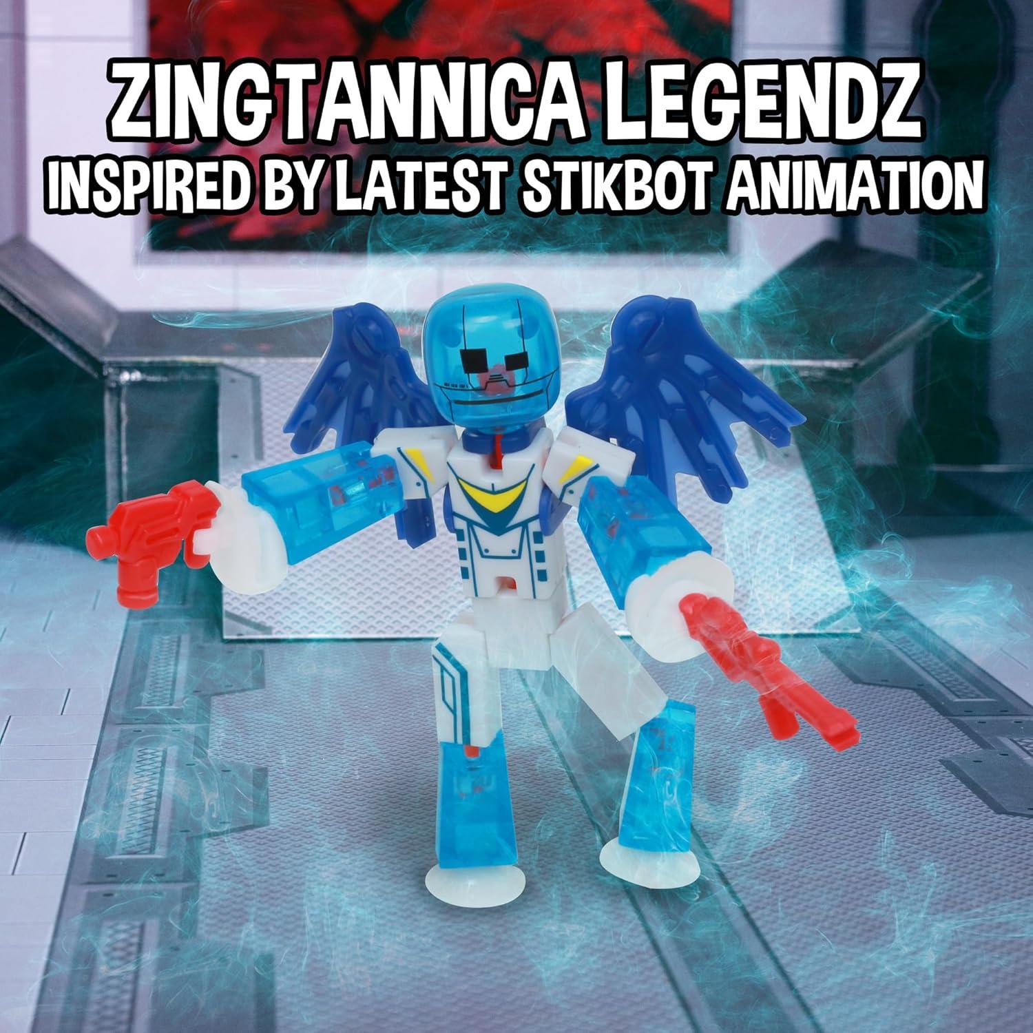 Paquete de Acción Zing StikBot Zingtannica - Figuras Stop Motion