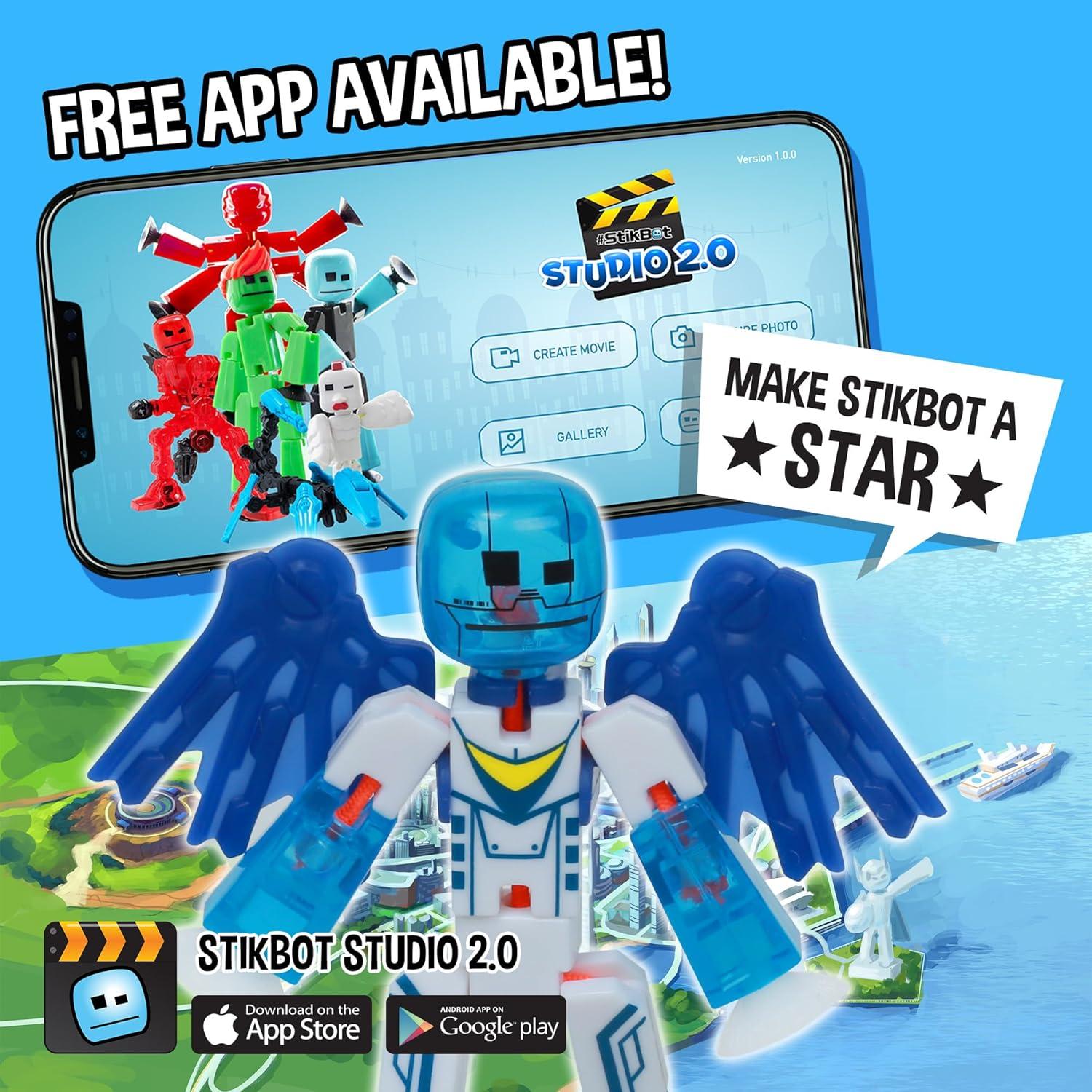 Paquete de Acción Zing StikBot Zingtannica - Figuras Stop Motion