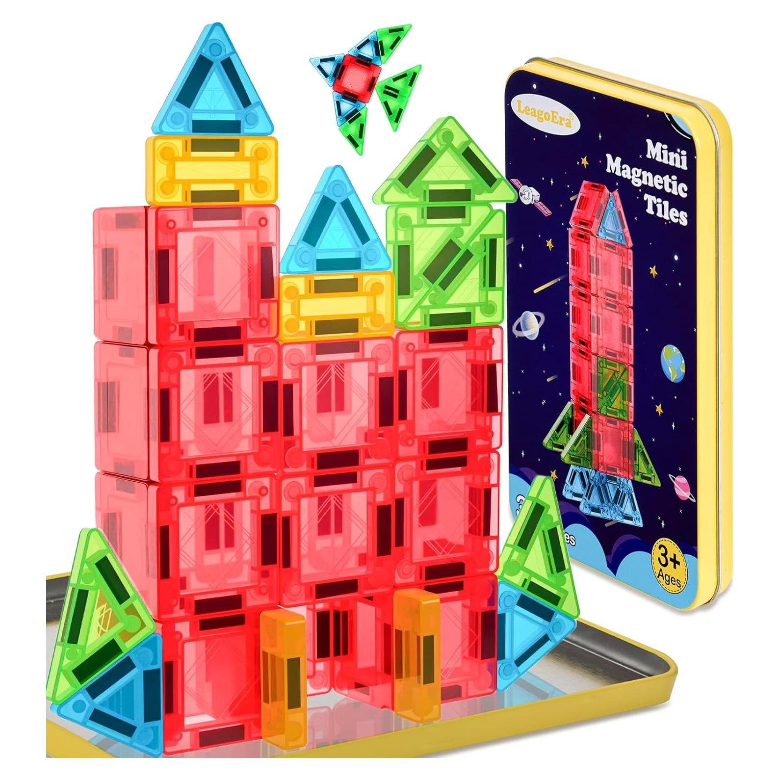 Set de Viaje de Bloques Magnéticos 32 Piezas LeagoEra