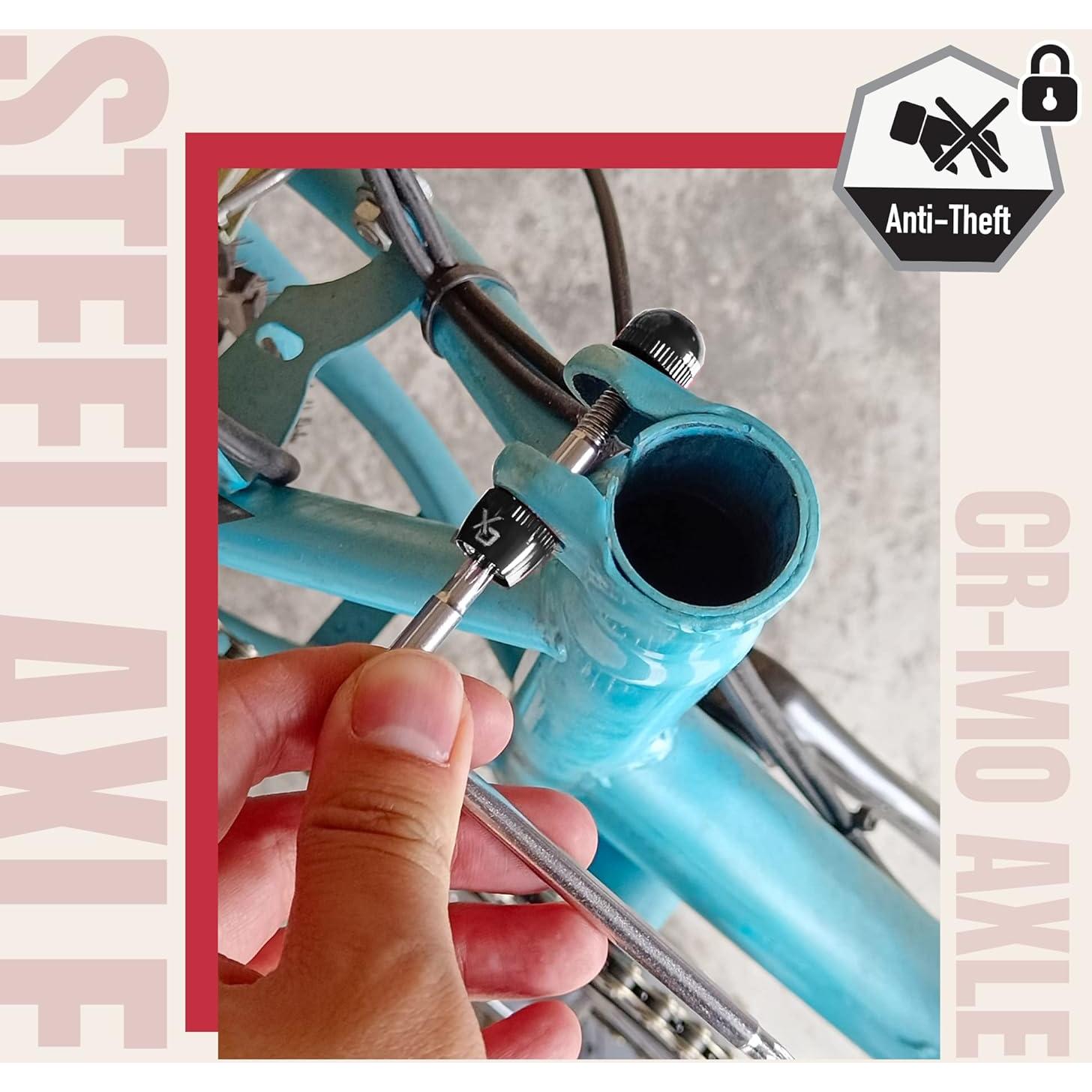 Abrazadera de Asiento de Bicicleta ONIPAX Antirrobo 7 Lóbulos