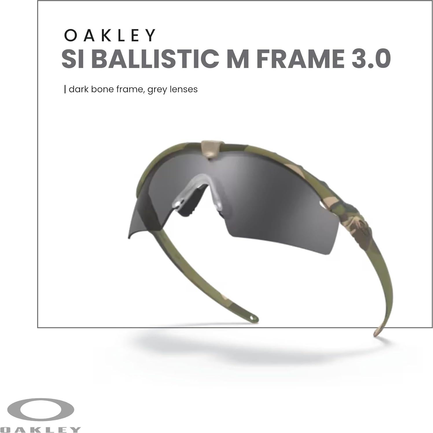 Gafas de Sol Oakley OO9146 M Frame 3.0 Hueso Oscuro Gris