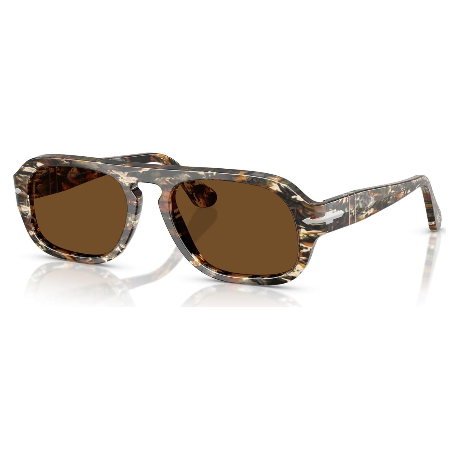 Gafas de sol Persol PO3369S Aviador Marrón Ámbar Polarizadas