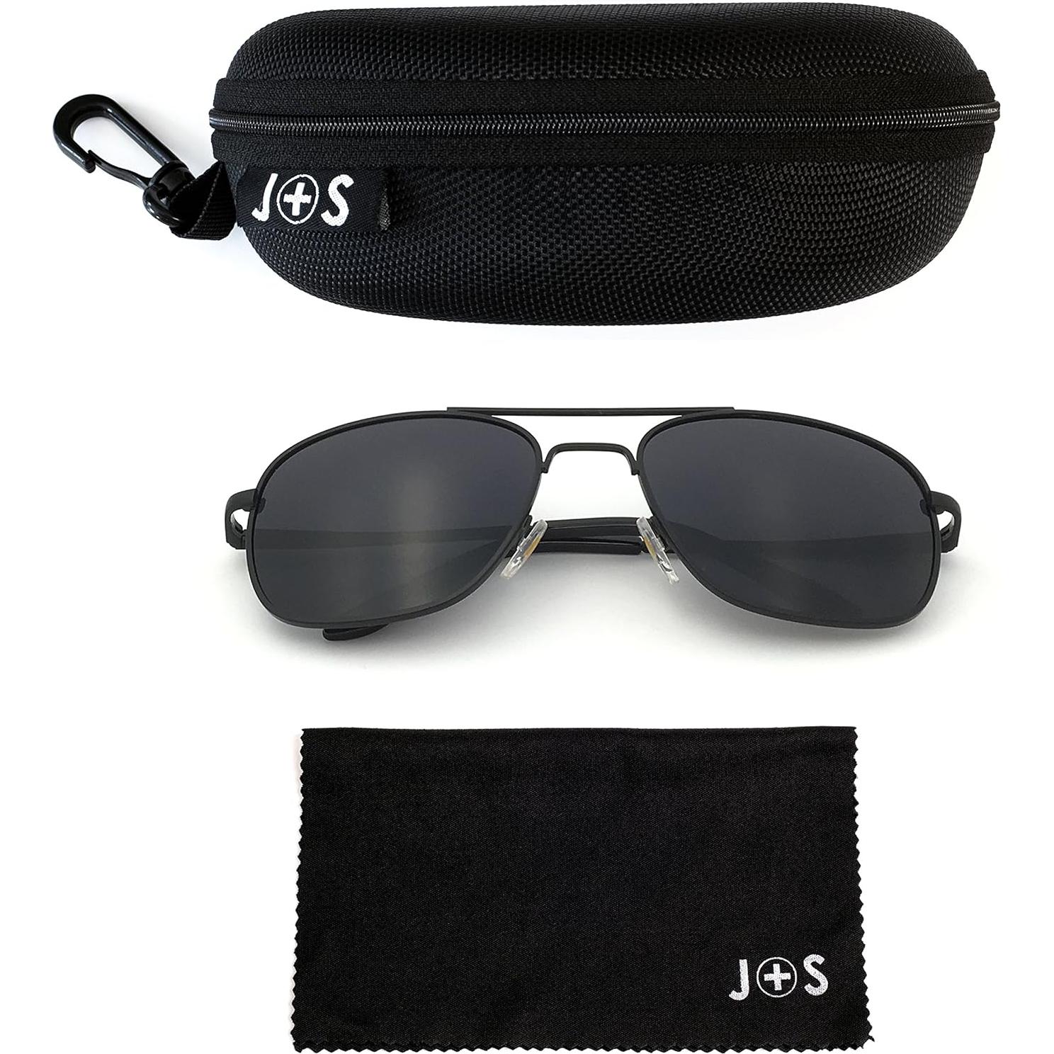 Gafas de sol aviador cuadradas J+S Premium polarizadas UV400