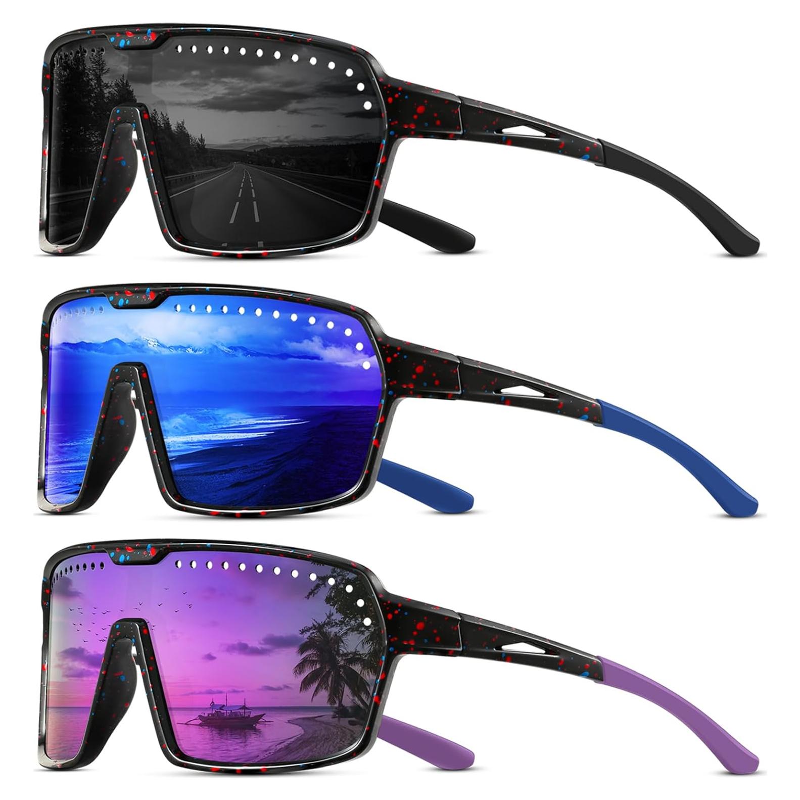 Gafas de sol deportivas DioKiw UV400 para hombres - 3 colores