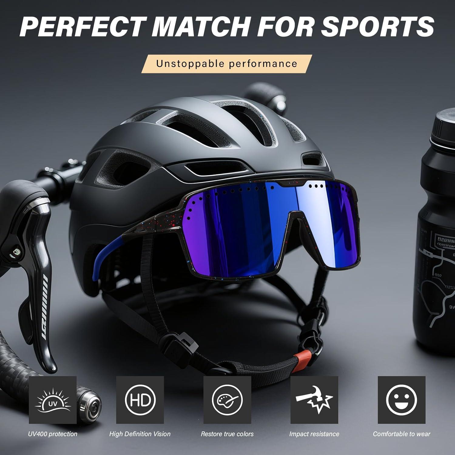 Gafas de sol deportivas DioKiw UV400 para hombres - 3 colores