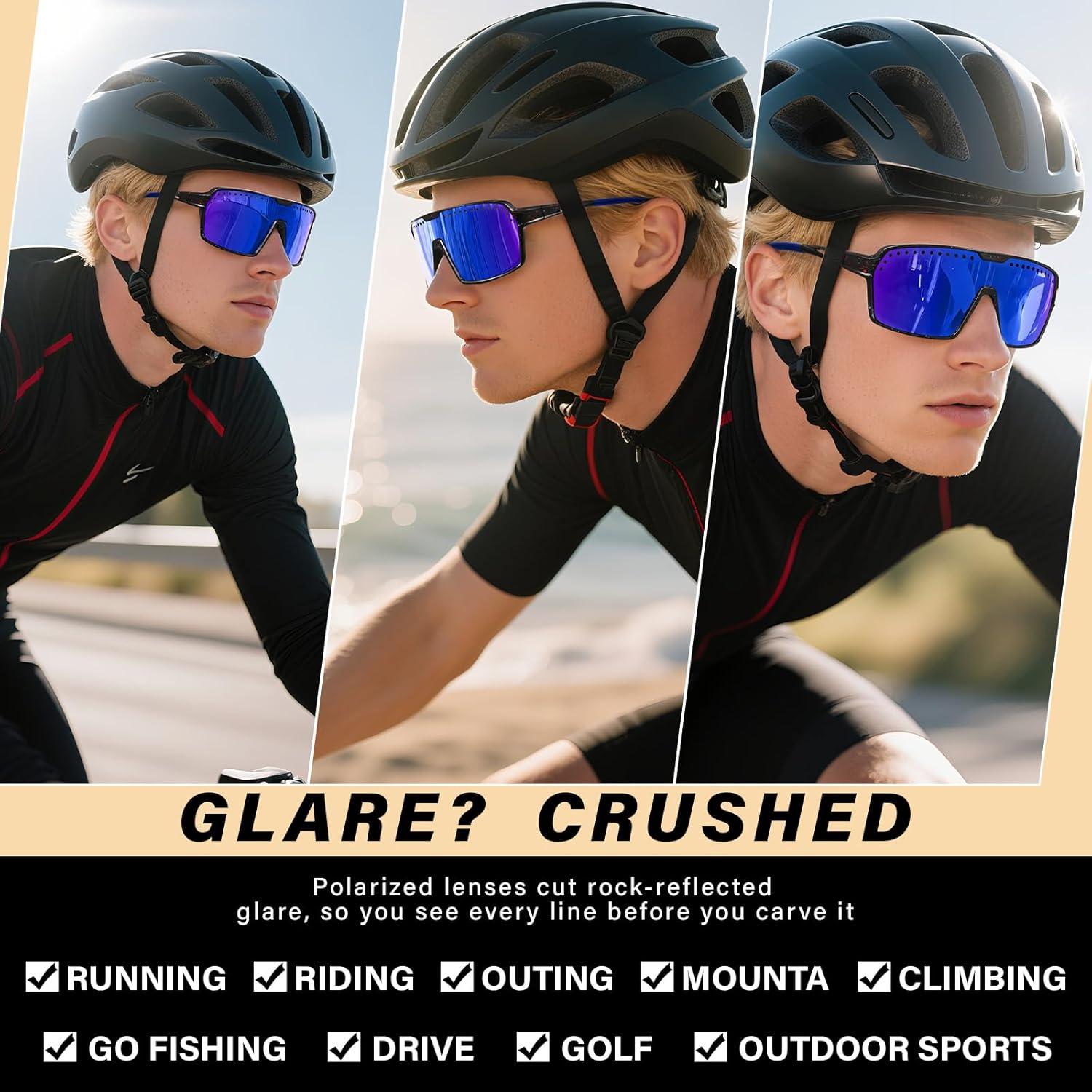 Gafas de sol deportivas DioKiw UV400 para hombres - 3 colores