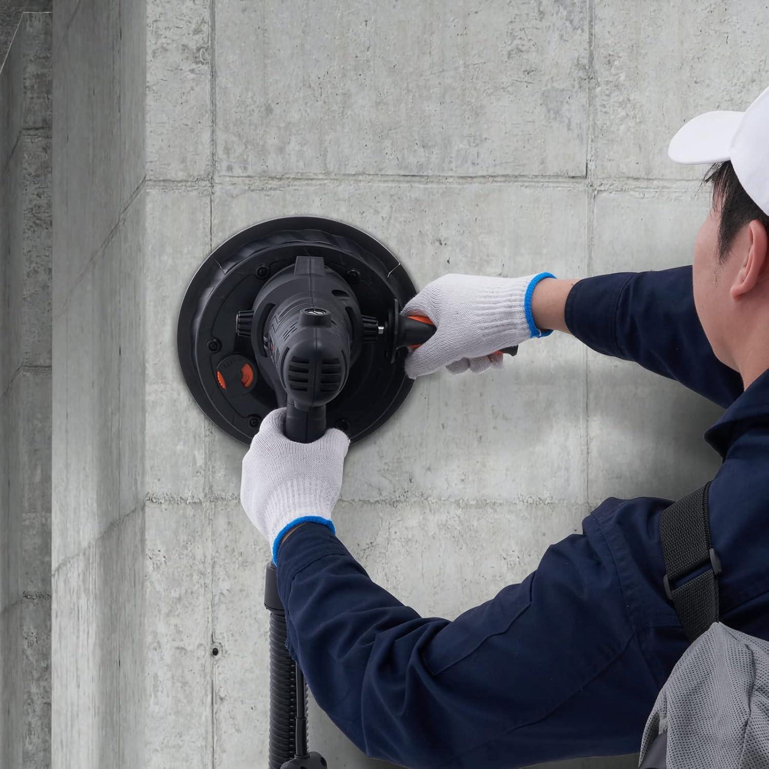 Lijadora de Yeso Eléctrica VEVOR 800W con 12 Discos 180mm