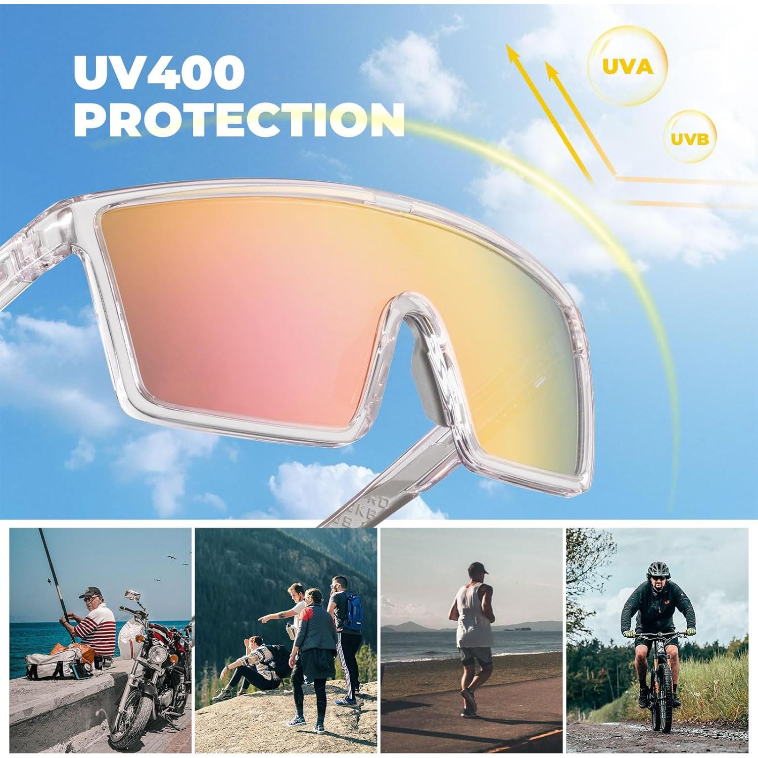 Gafas de Ciclismo ROCKBROS Polarizadas UV400 Ligeras