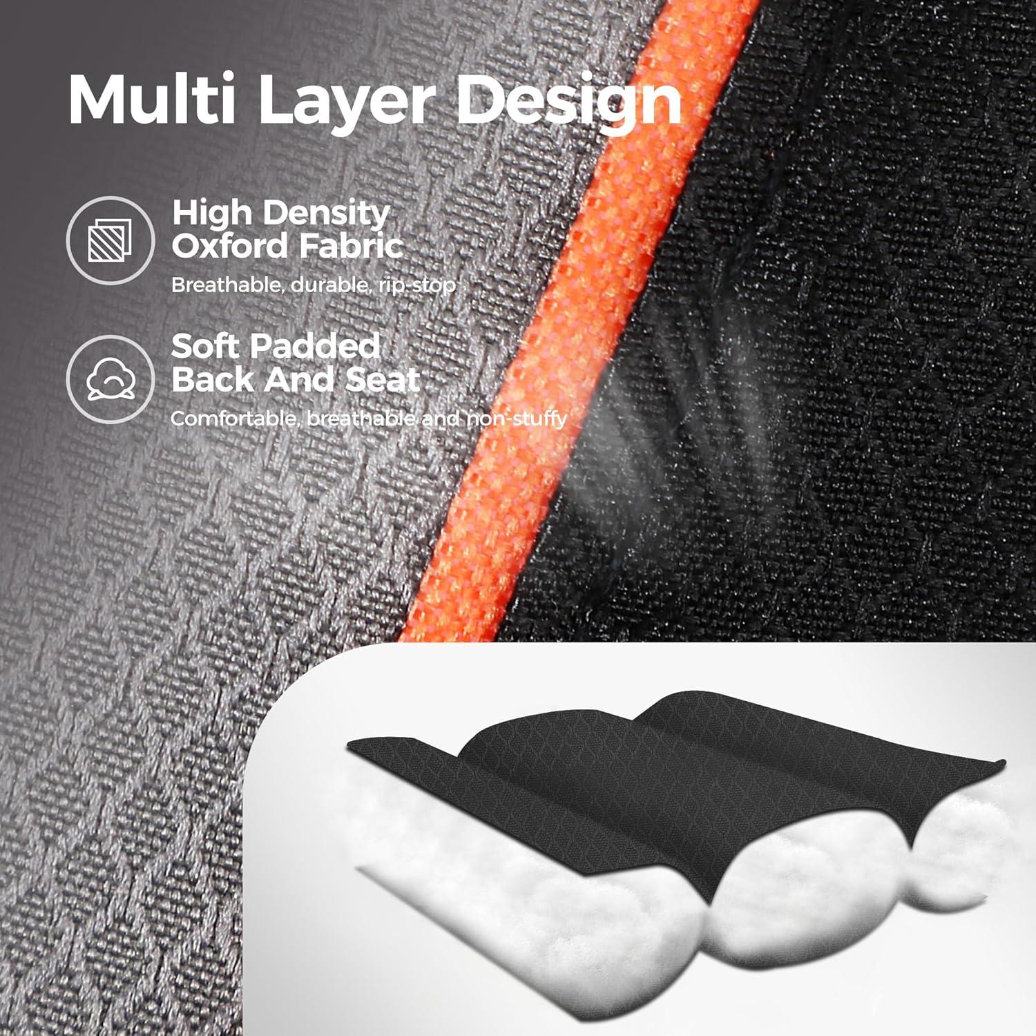 Silla de Camping Plegable ALPHA CAMP Charles 204 kg Soporte