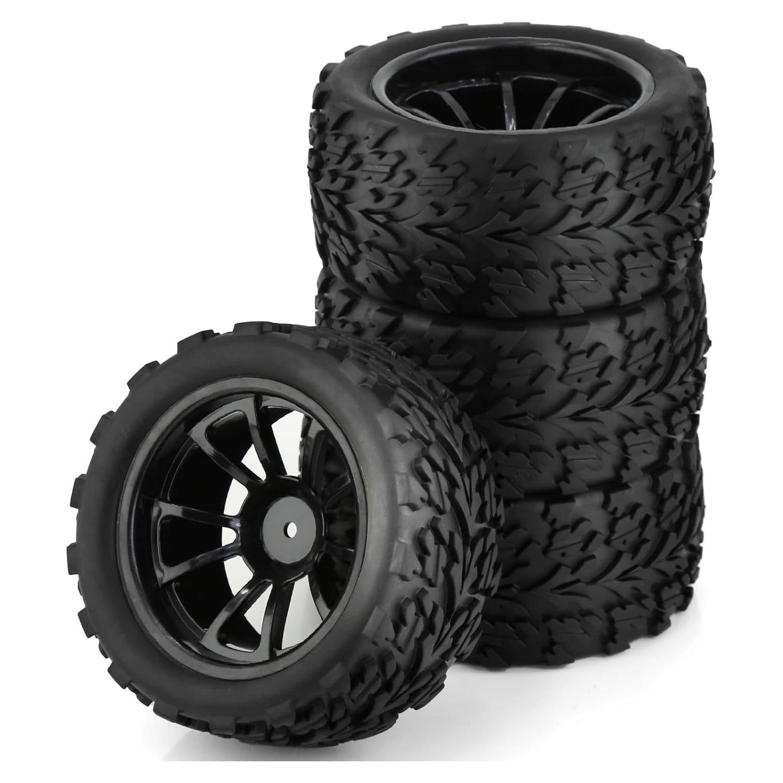 Neumáticos RC 1/10 Chanmoo Off Road 118mm 4PCS Negro