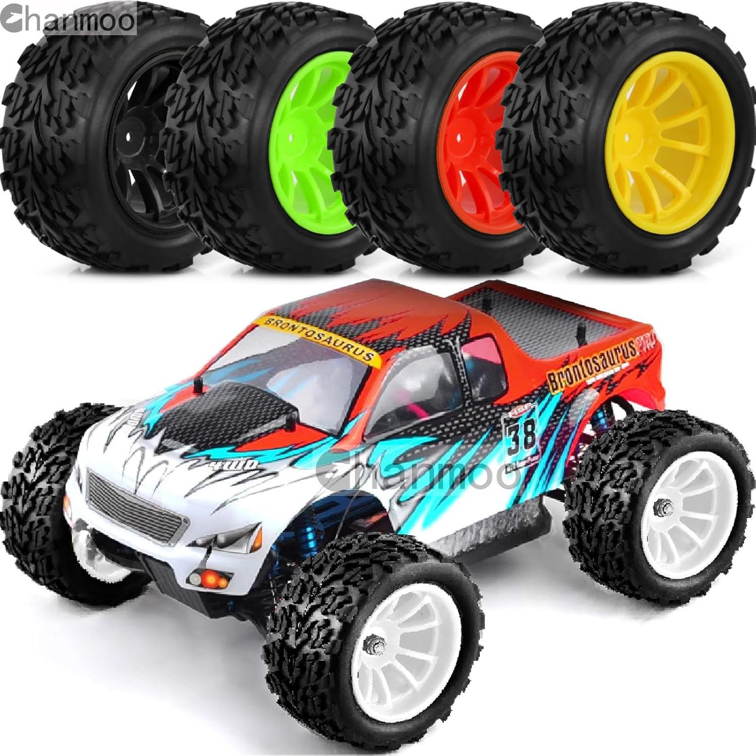 Neumáticos RC 1/10 Chanmoo Off Road 118mm 4PCS Negro