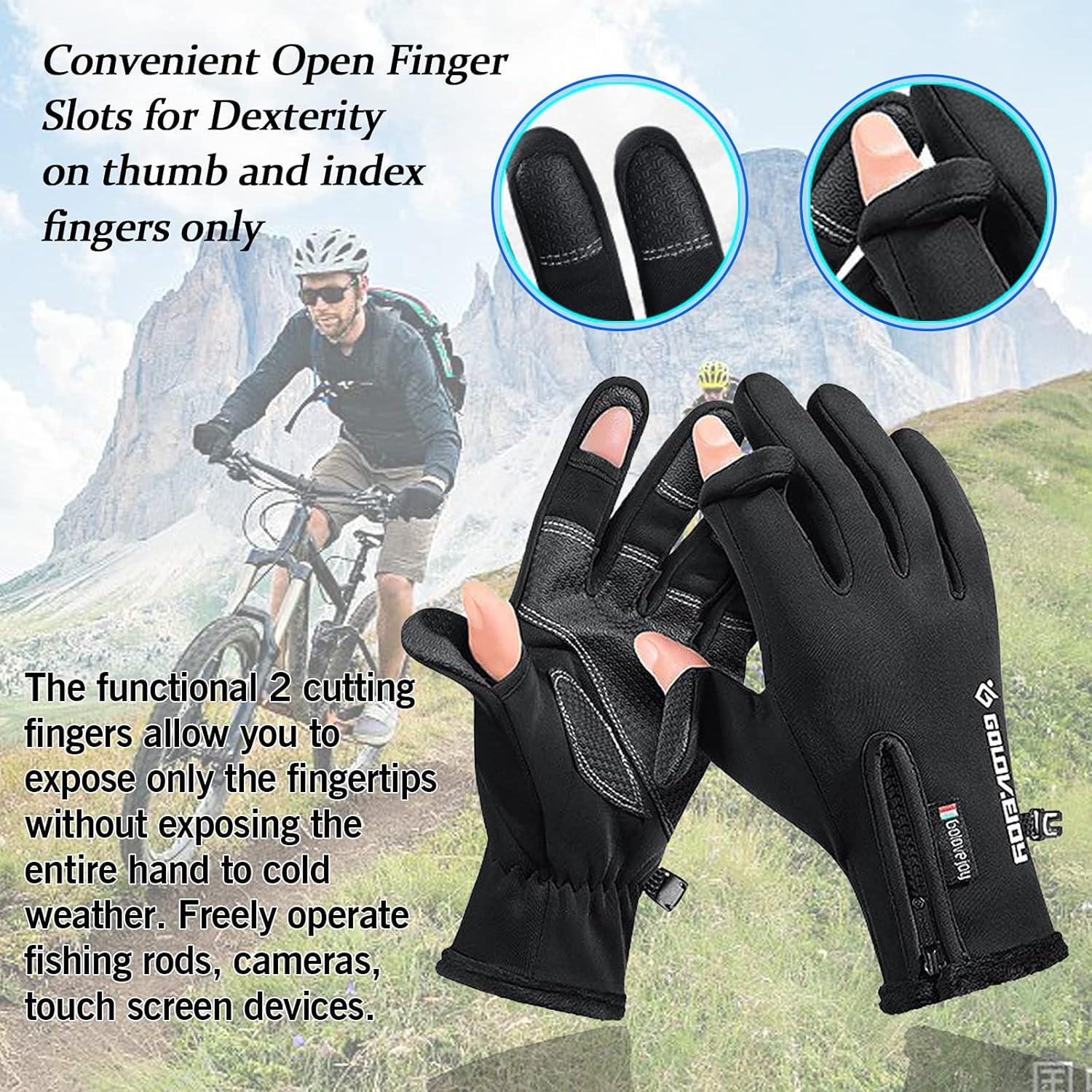 Guantes de Ciclismo de Invierno LSAMA Antideslizantes Medianos