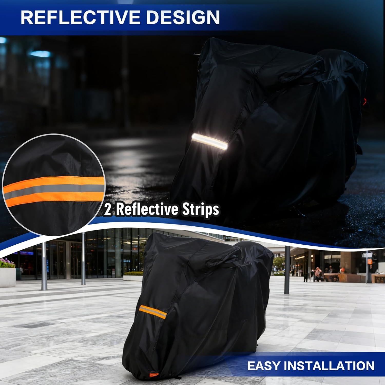 Cubierta de Motocicleta SUPCVR MC001 Impermeable Universal 245 cm