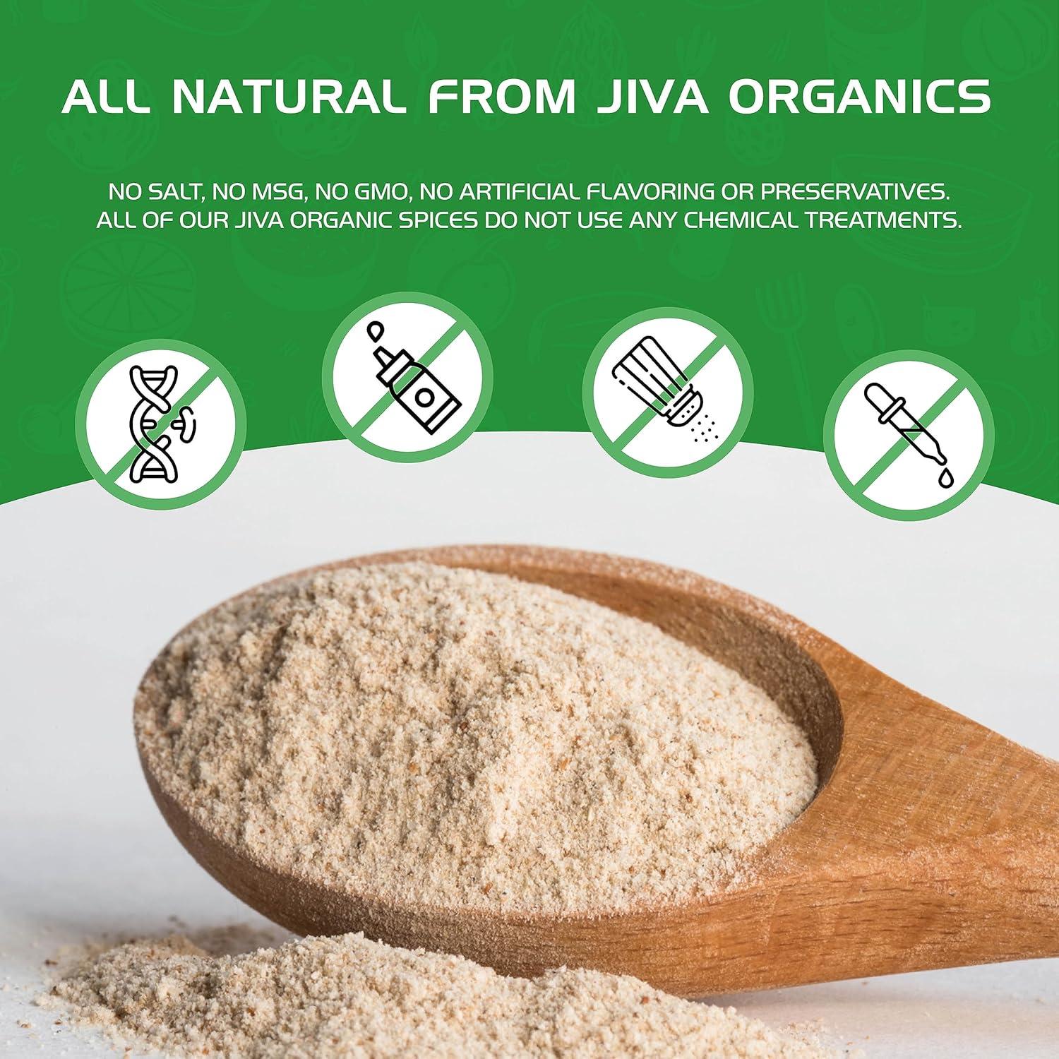 Psyllium Husk Entero Orgánico Jiva 800g - Sin OGM, Keto