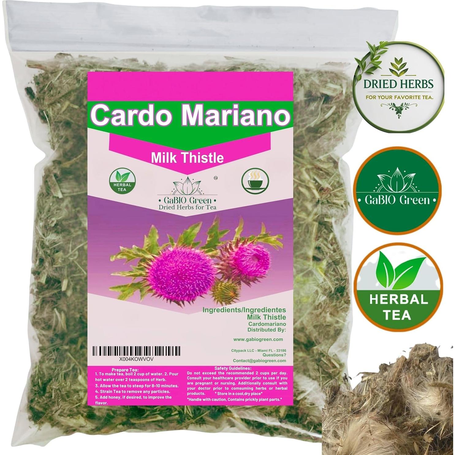 Té Suelto de Cardo Mariano Gabiogreen 59.5 g - Herbal