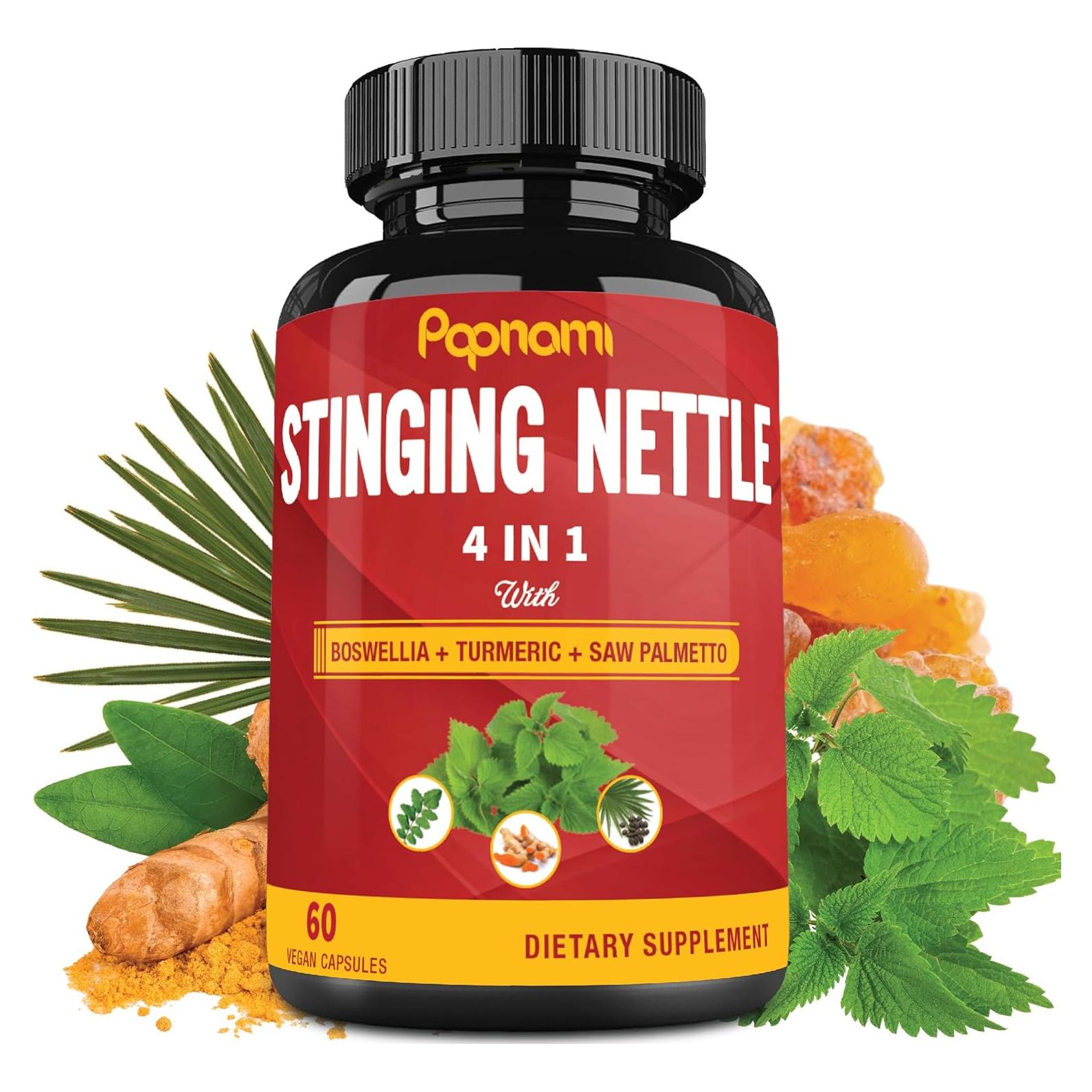 Cápsulas de Ortiga Papnami con Boswellia y Cúrcuma - 60 Unidades