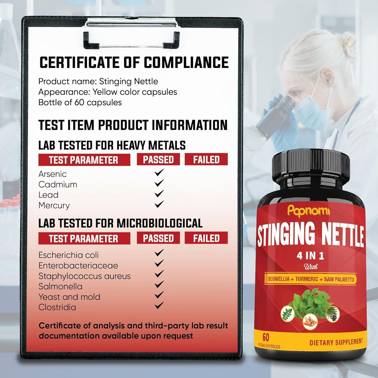 Cápsulas de Ortiga Papnami con Boswellia y Cúrcuma - 60 Unidades