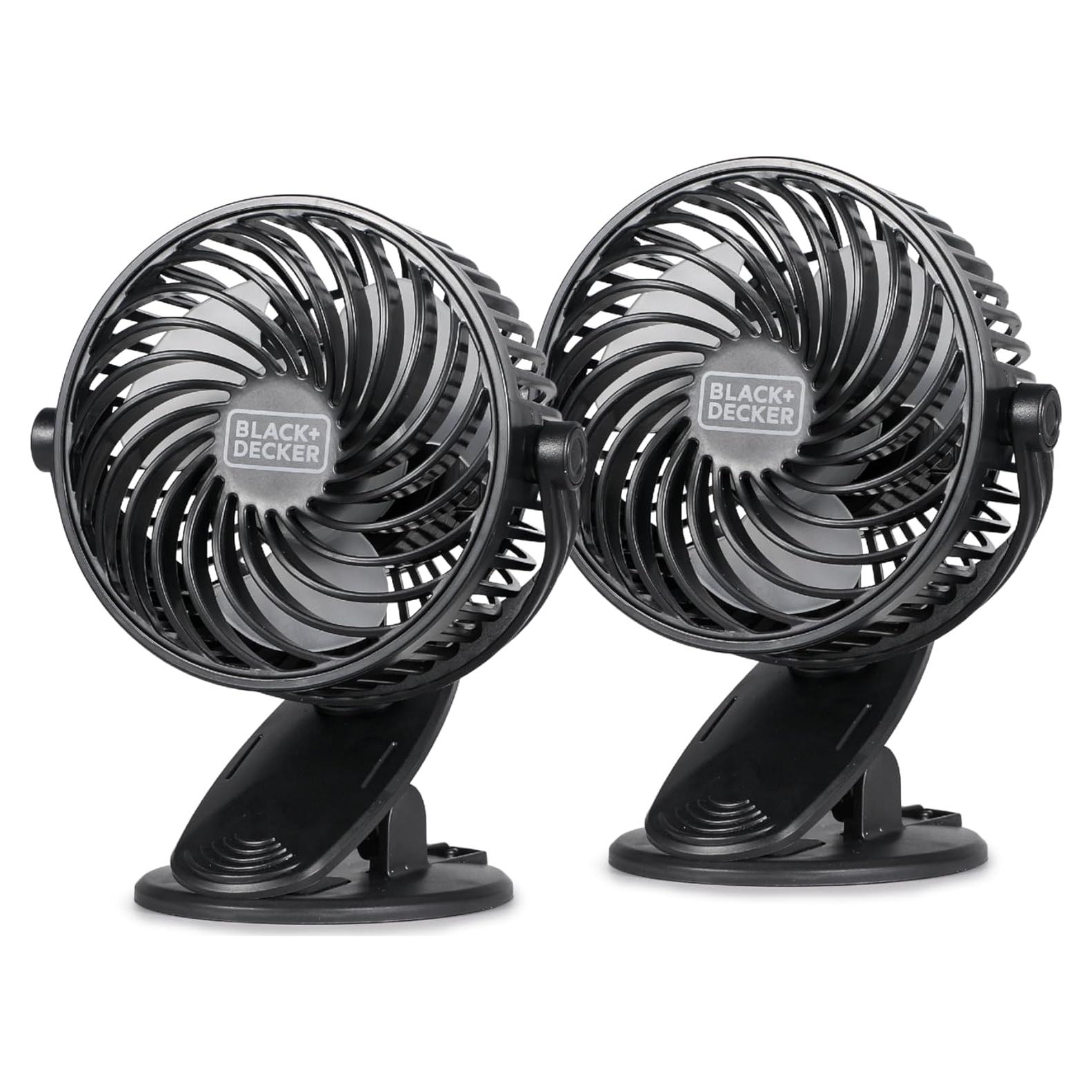 Ventilador de Enfriamiento Convertible BLACK+DECKER 10.16 cm 2-Pack