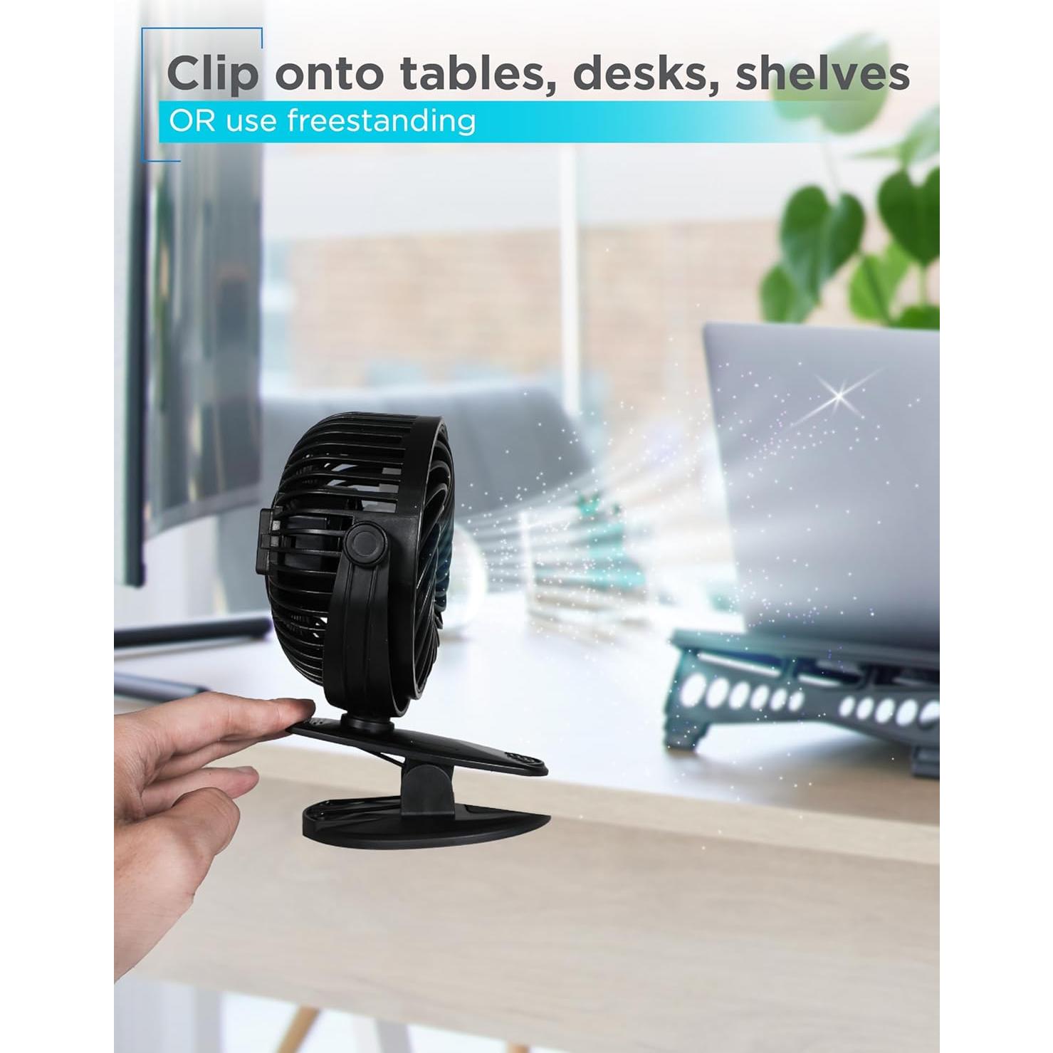 Ventilador de Enfriamiento Convertible BLACK+DECKER 10.16 cm 2-Pack