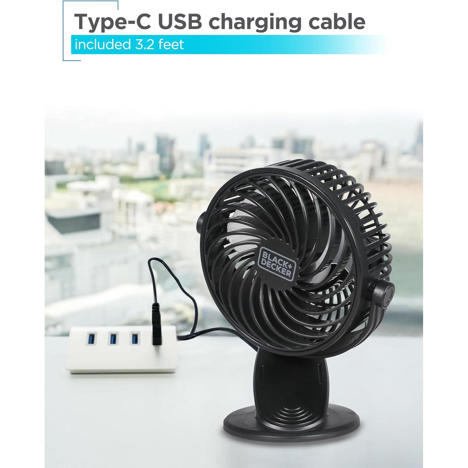 Ventilador de Enfriamiento Convertible BLACK+DECKER 10.16 cm 2-Pack