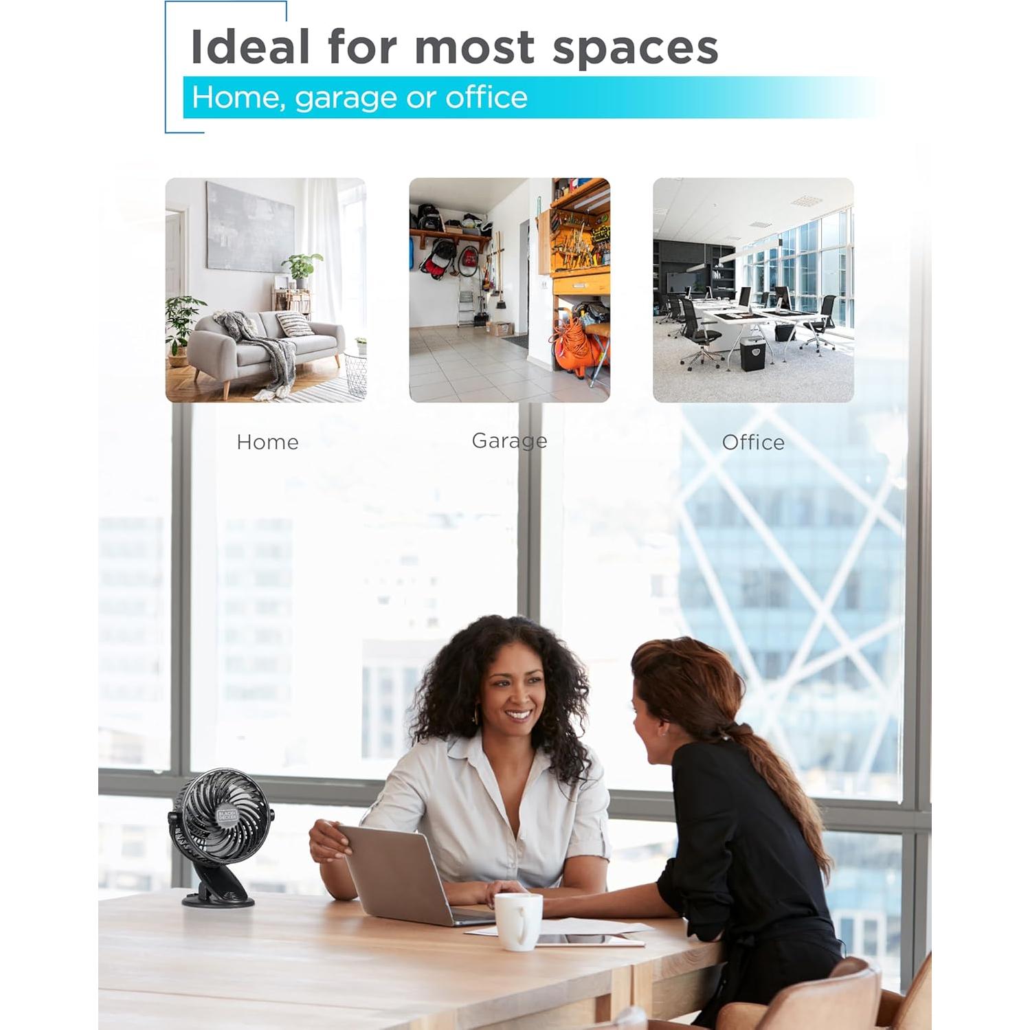 Ventilador de Enfriamiento Convertible BLACK+DECKER 10.16 cm 2-Pack