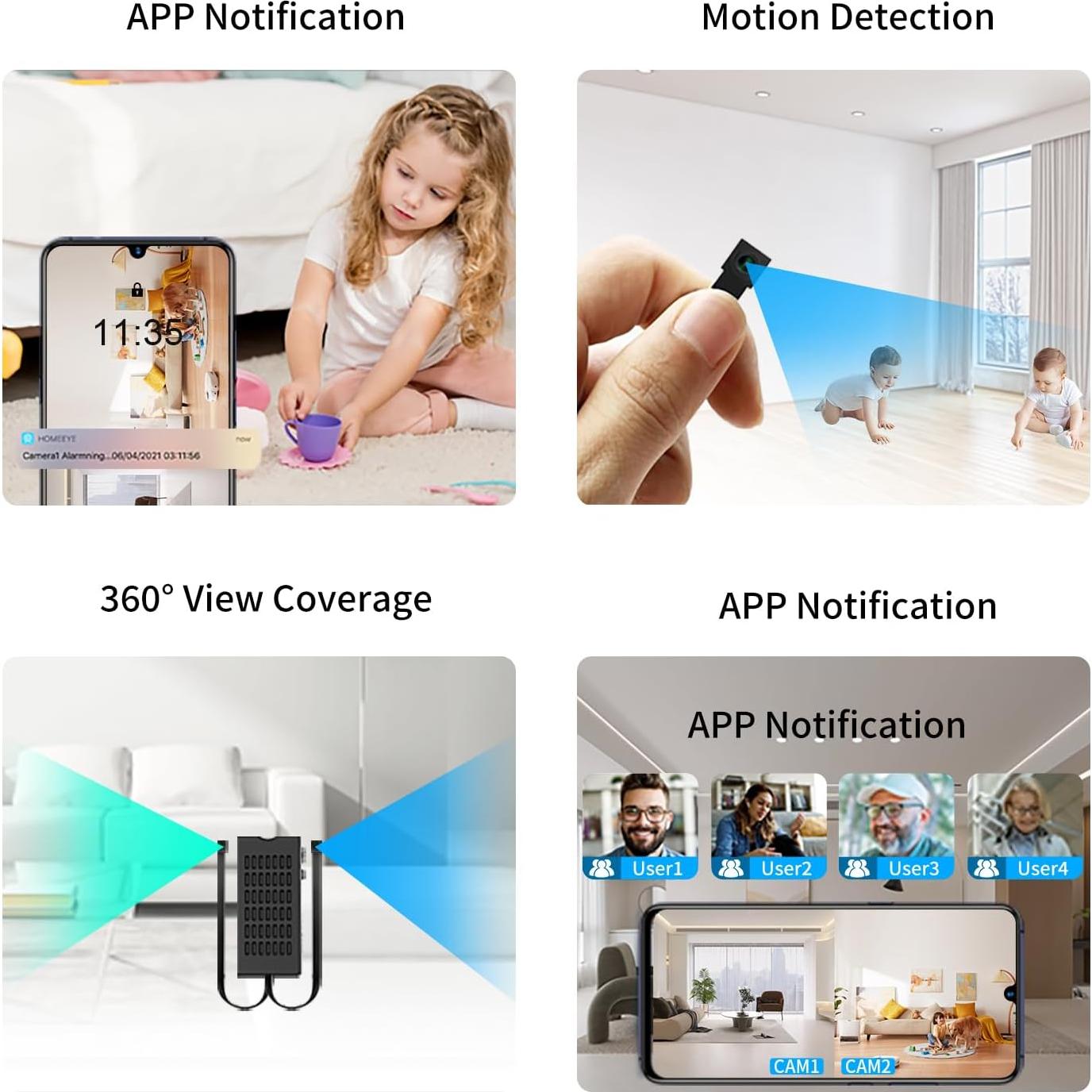 Cámara Oculta HiSpyCam S120 - Full HD 1080p Doble Lente